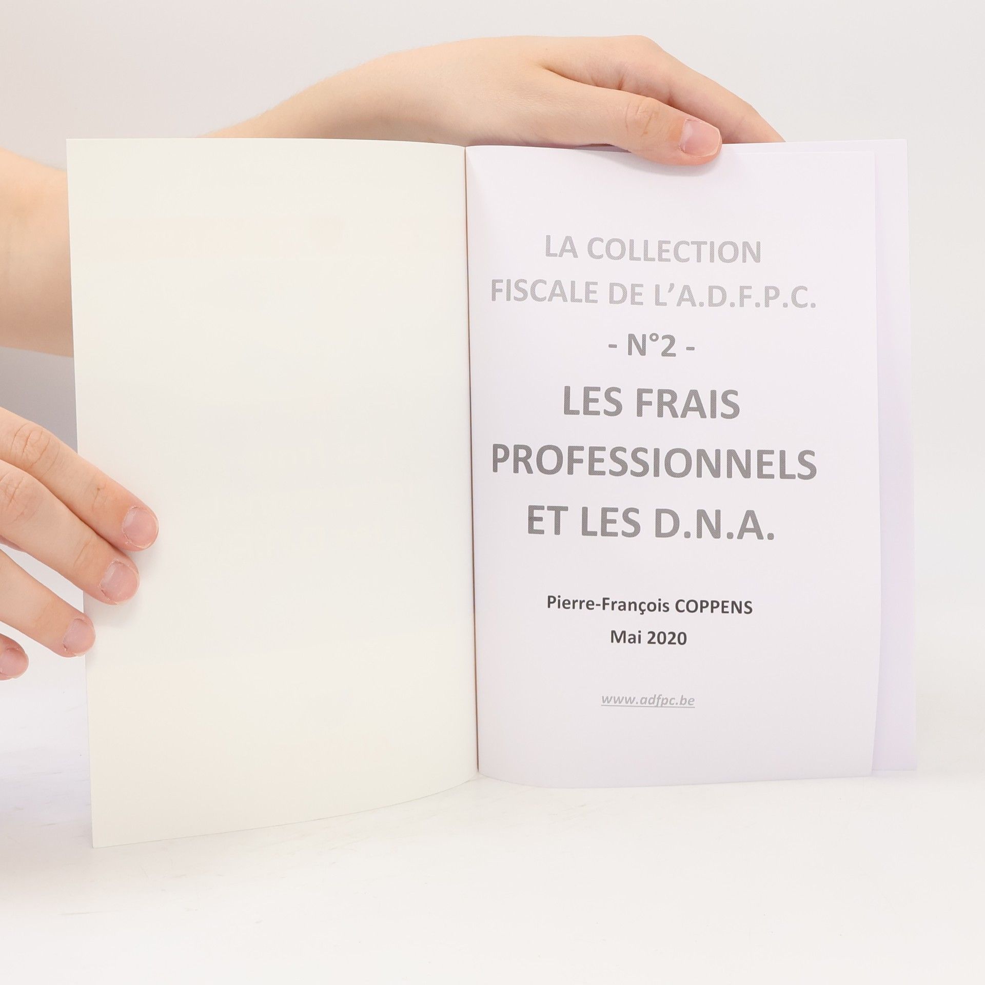 Pierre Francois Coppens Les frais professionnels et les D.N.A.