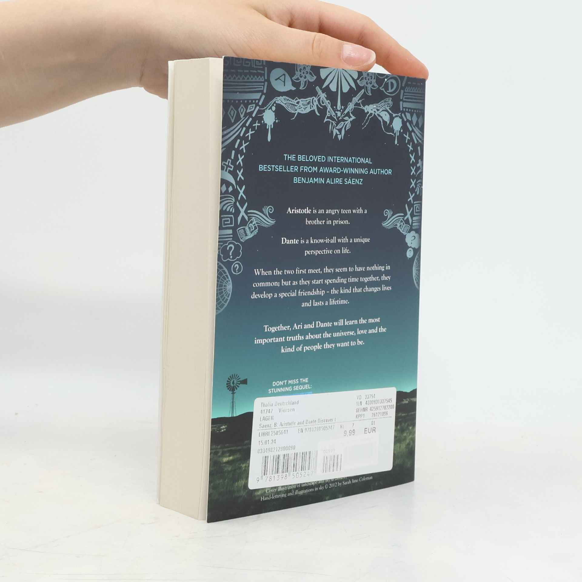 Benjamin Alíre Sáenz Aristotle and Dante discover the secrets of the universe