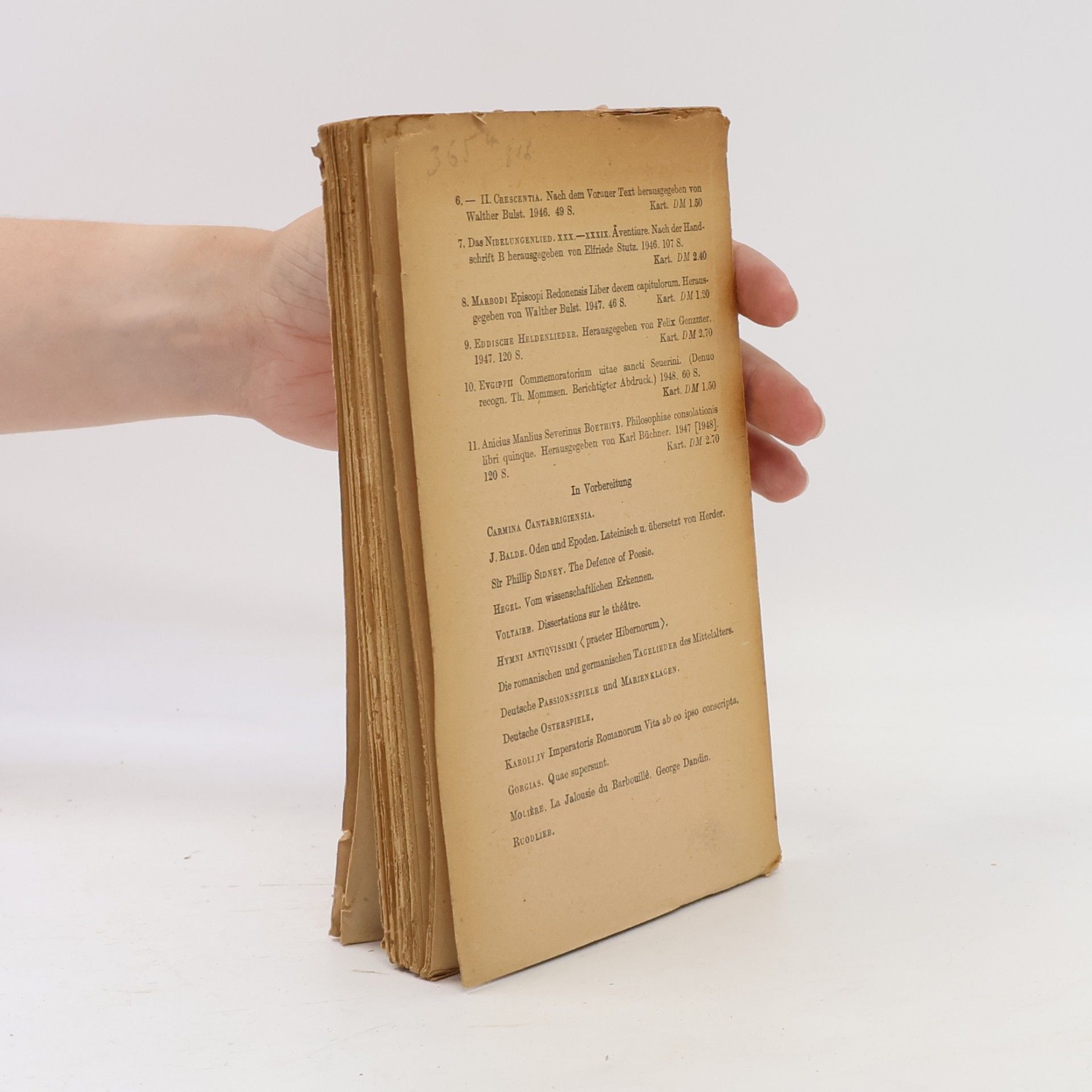 Autorenkollektiv Klopstocks Oden und Elegien. Nach der Ausgabe in vierunddreißig Stücken, Darmstatt 1771
