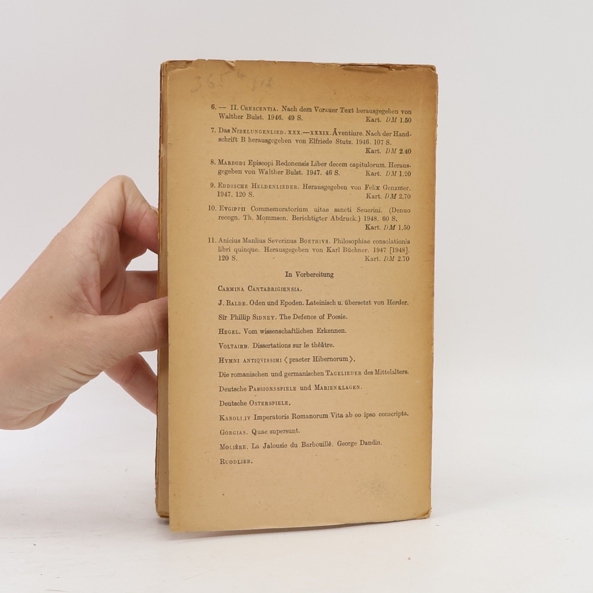 Autorenkollektiv Klopstocks Oden und Elegien. Nach der Ausgabe in vierunddreißig Stücken, Darmstatt 1771