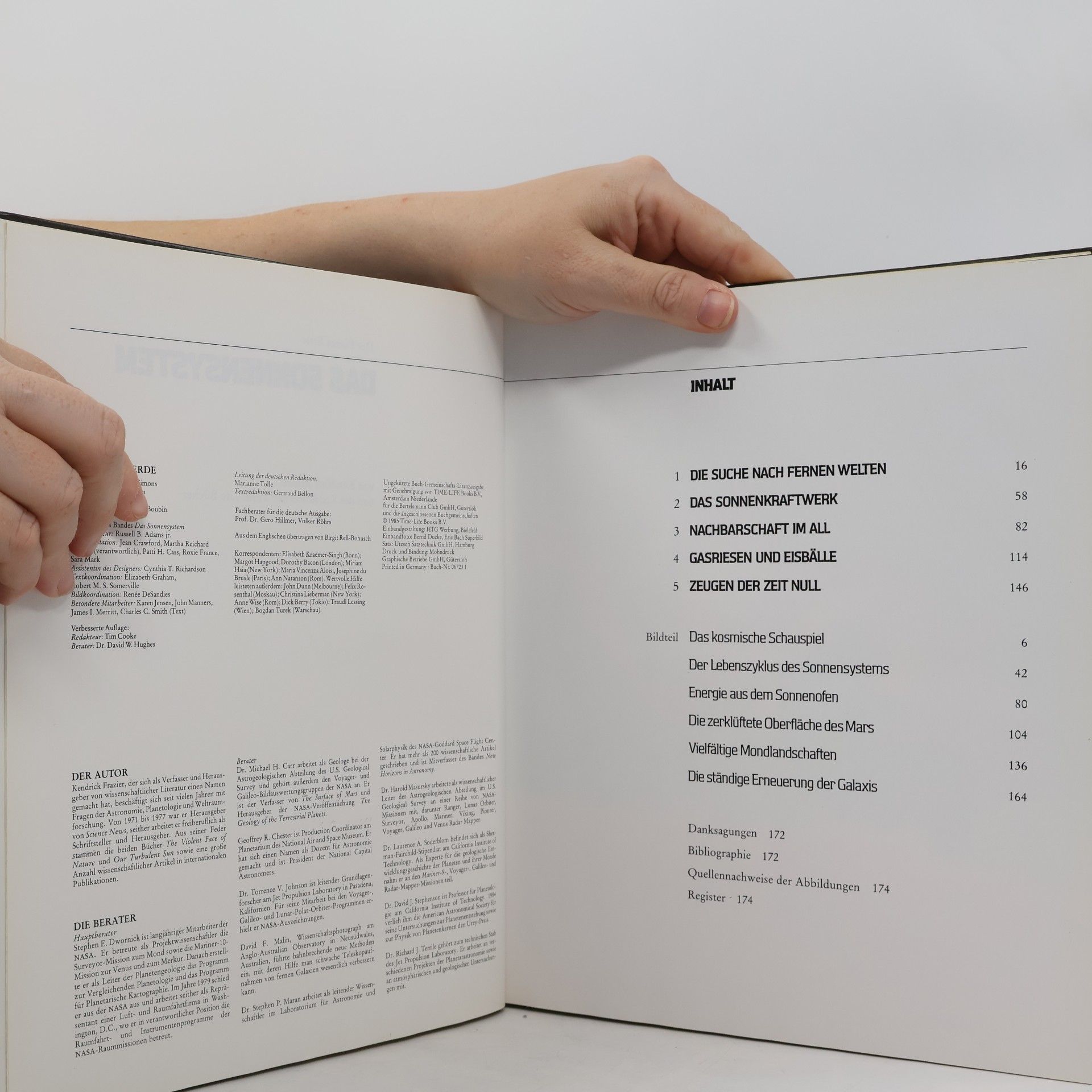 Autores varios Der Planet Erde. Das Sonnen-system