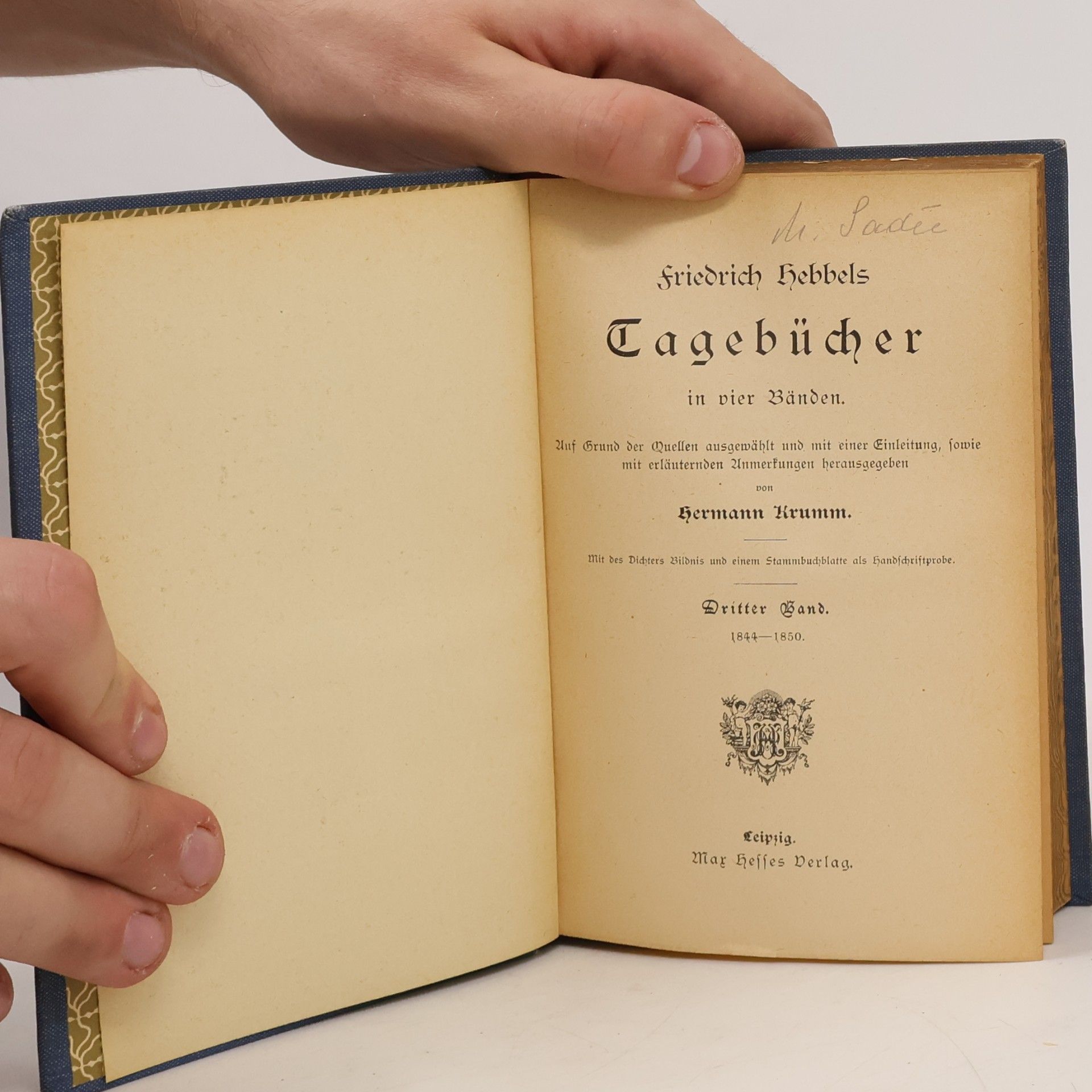 Christian Friedrich Hebbel Tagebücher 3