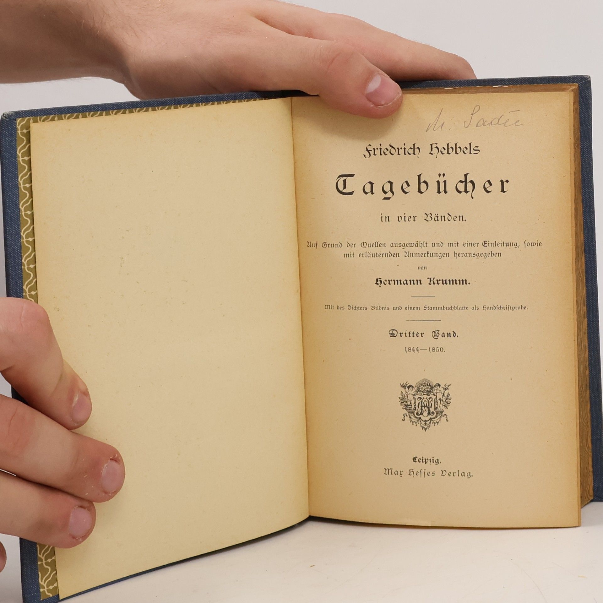 Christian Friedrich Hebbel Tagebücher 3