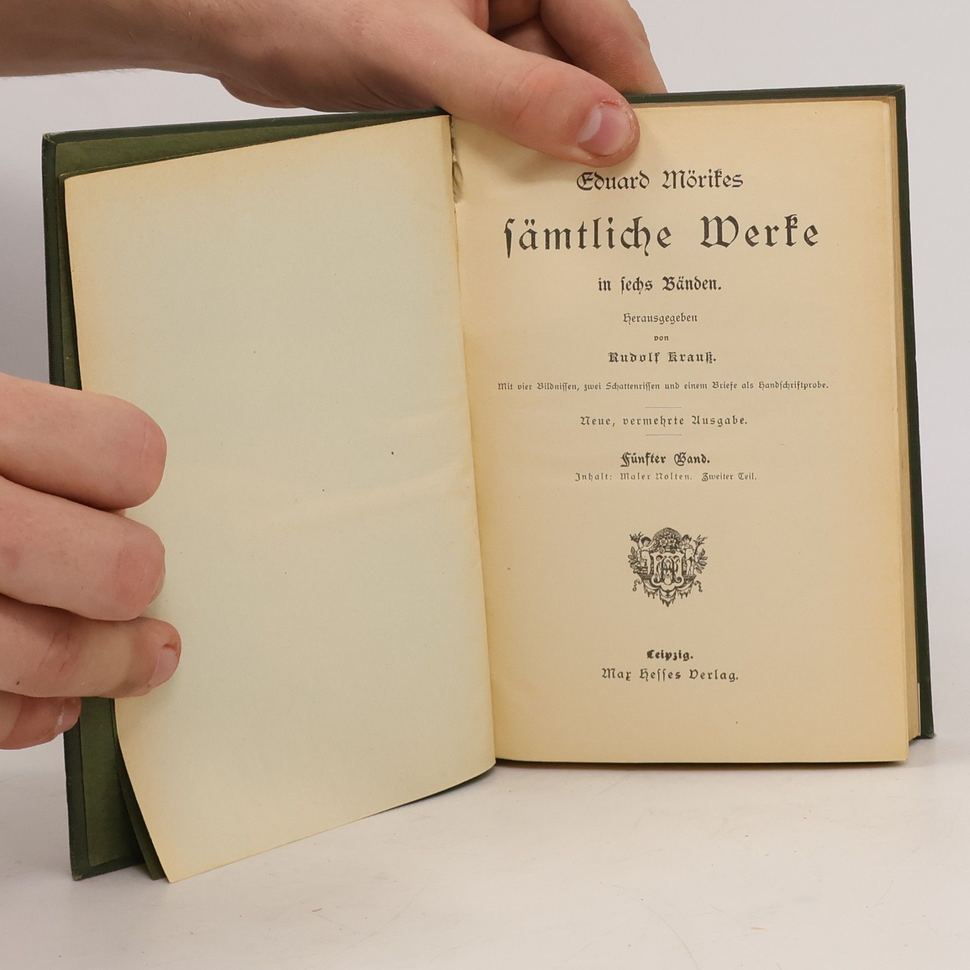 Eduard Mörike Sämtliche Werke 5
