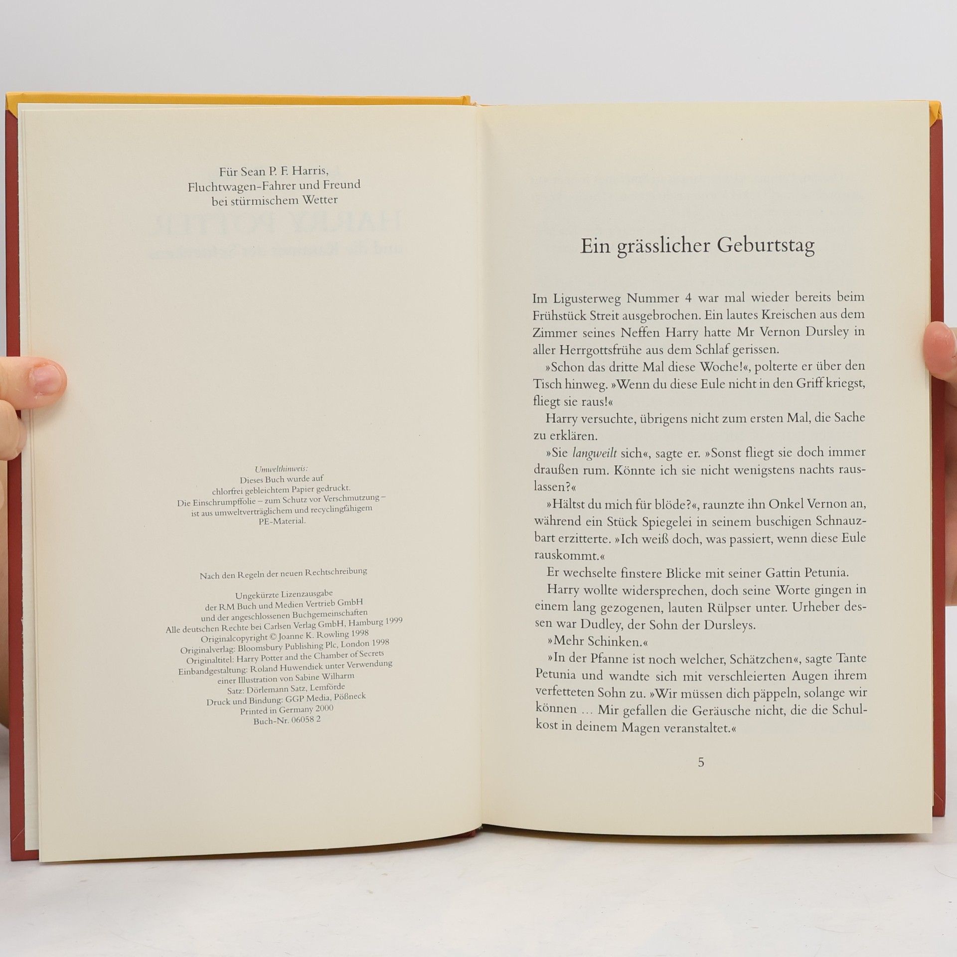 J. K. Rowling Harry Potter und die Kammer des Schreckens