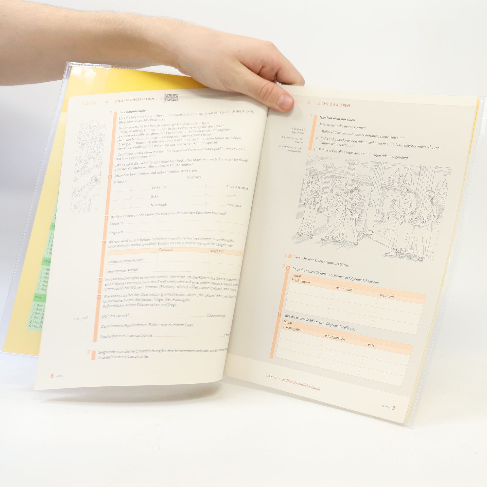 Alfred Bertram Latein - Die neue Sprache - 1: Salvete I. Arbeitsheft. Lektion 1-9