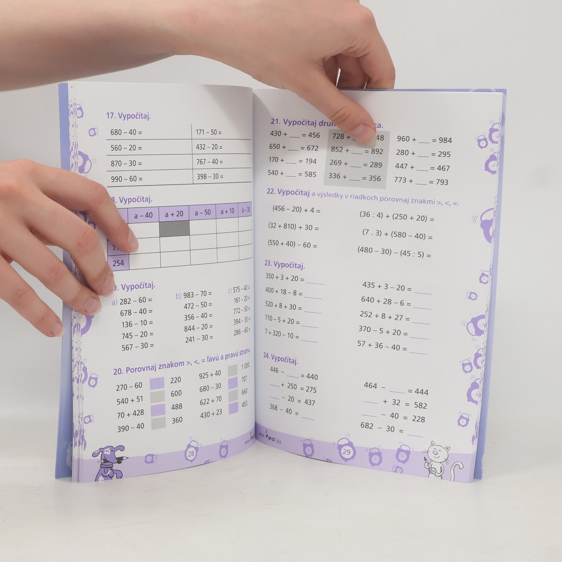 Kolektiv autorů Päťminútovky : matematika 3 Matematika 3 - päťminútovky Päťminútovky z matematiky pre 3. ročník