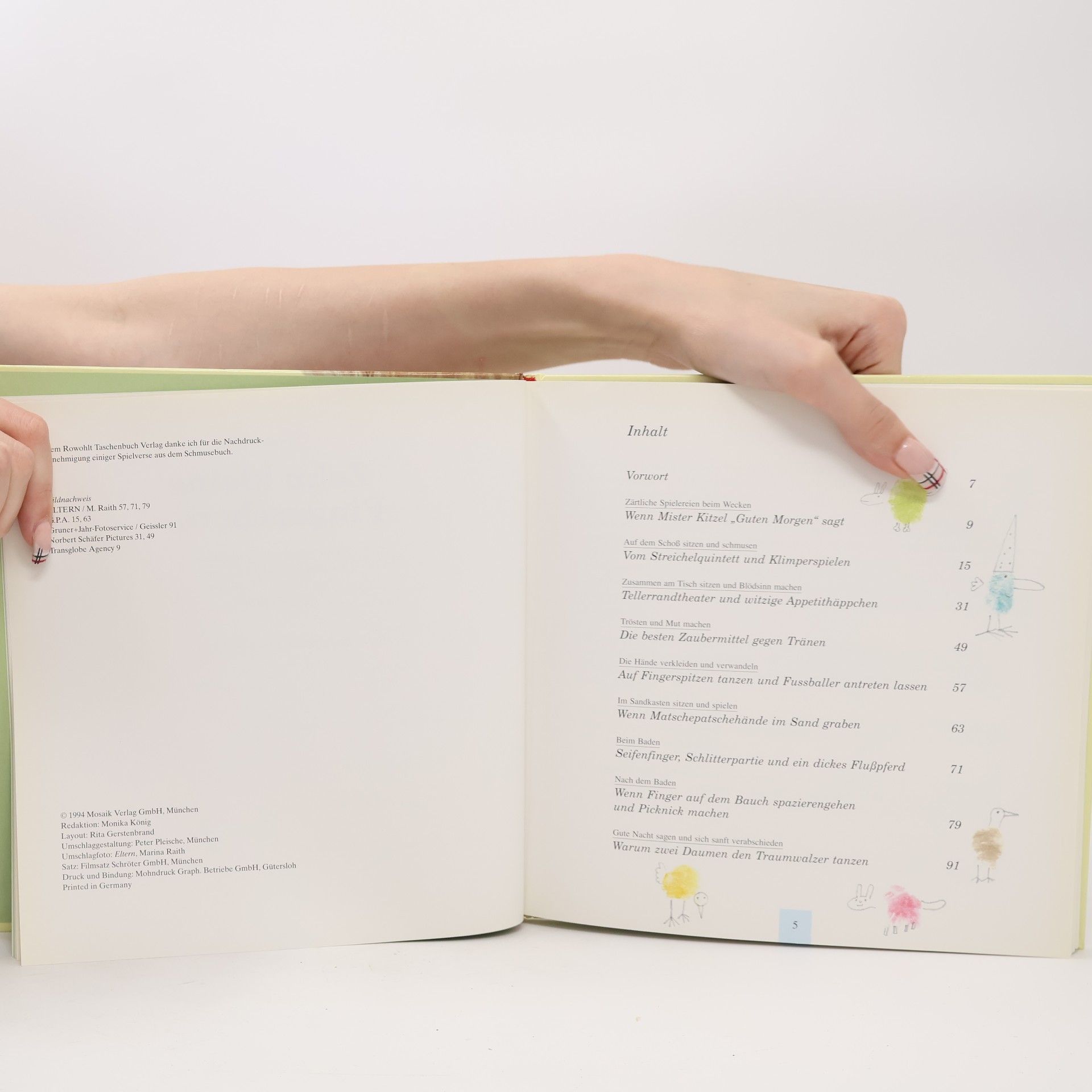 Cornelia Nitsch Zehn kleine Fingerchen