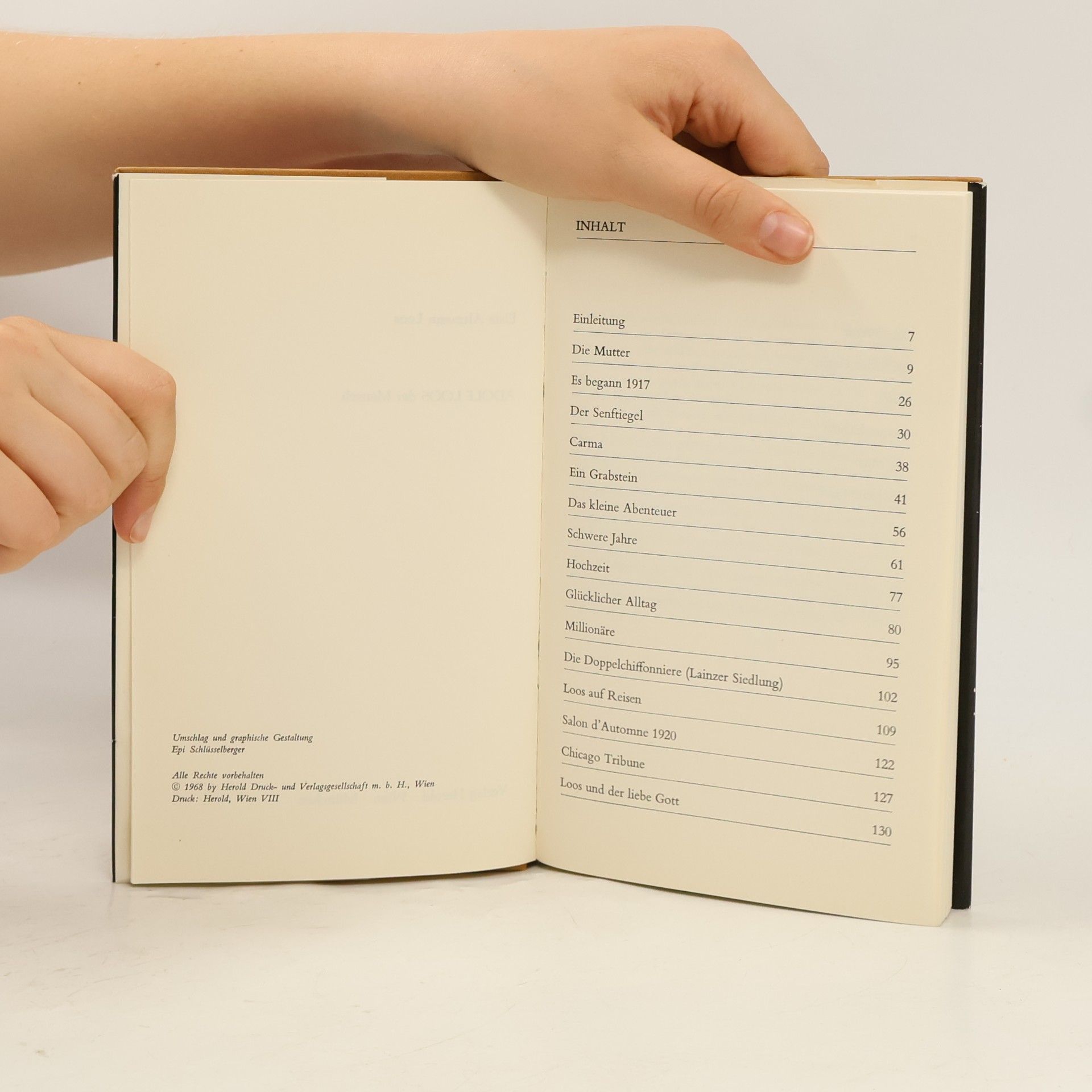 Elsie Altmann-Loos Adolf Loos. Der Mensch
