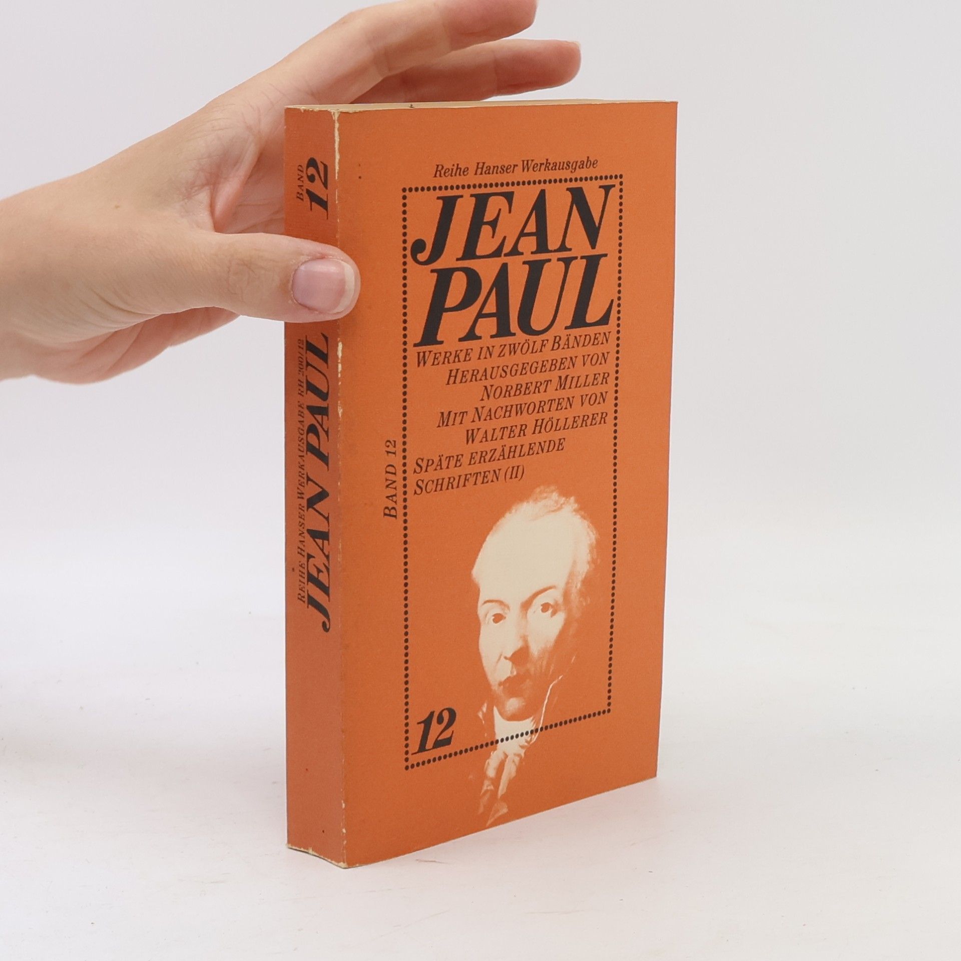 Jean Paul Reihe Hanser Werkausgabe 12.