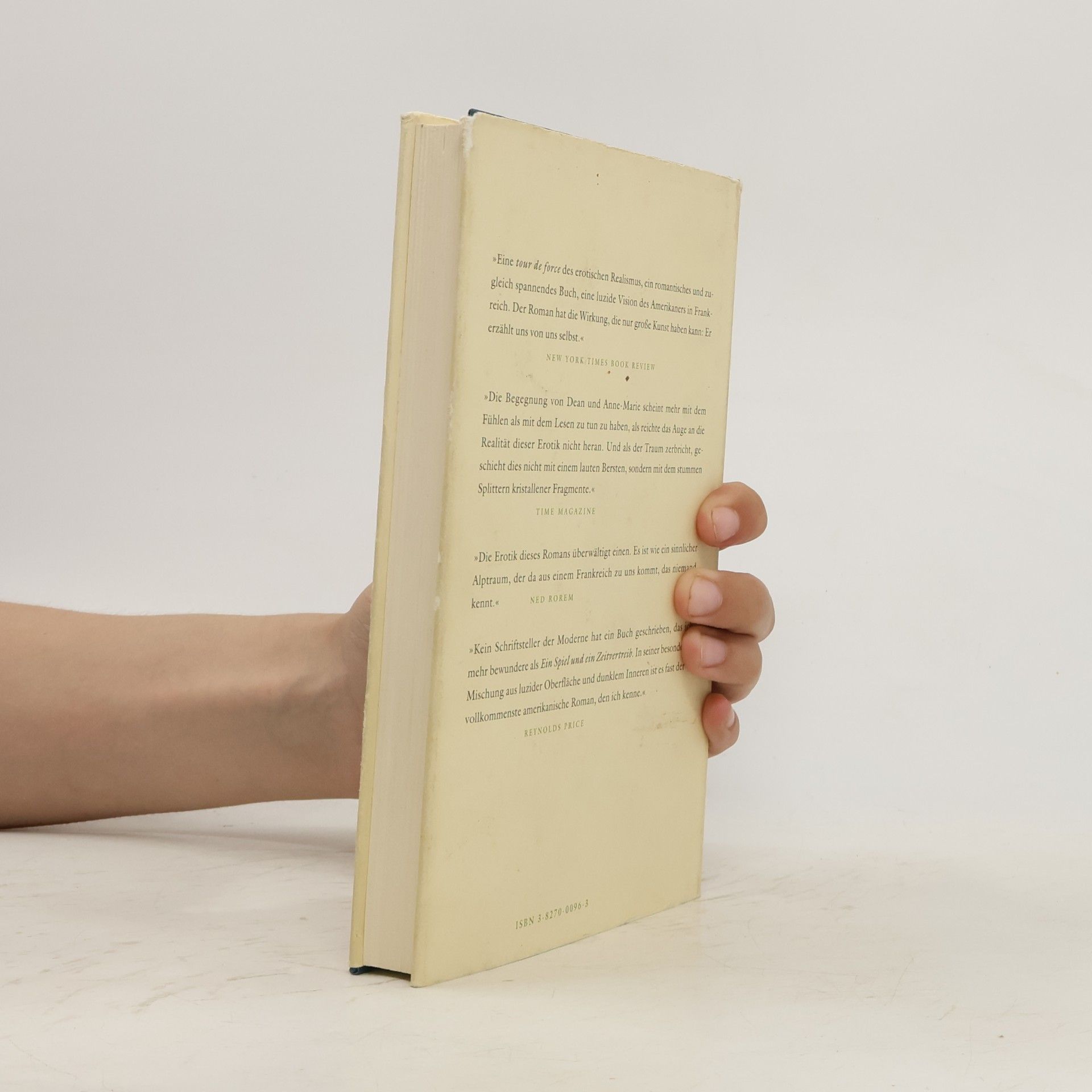 James Salter Ein Spiel und ein Zeitvertreib