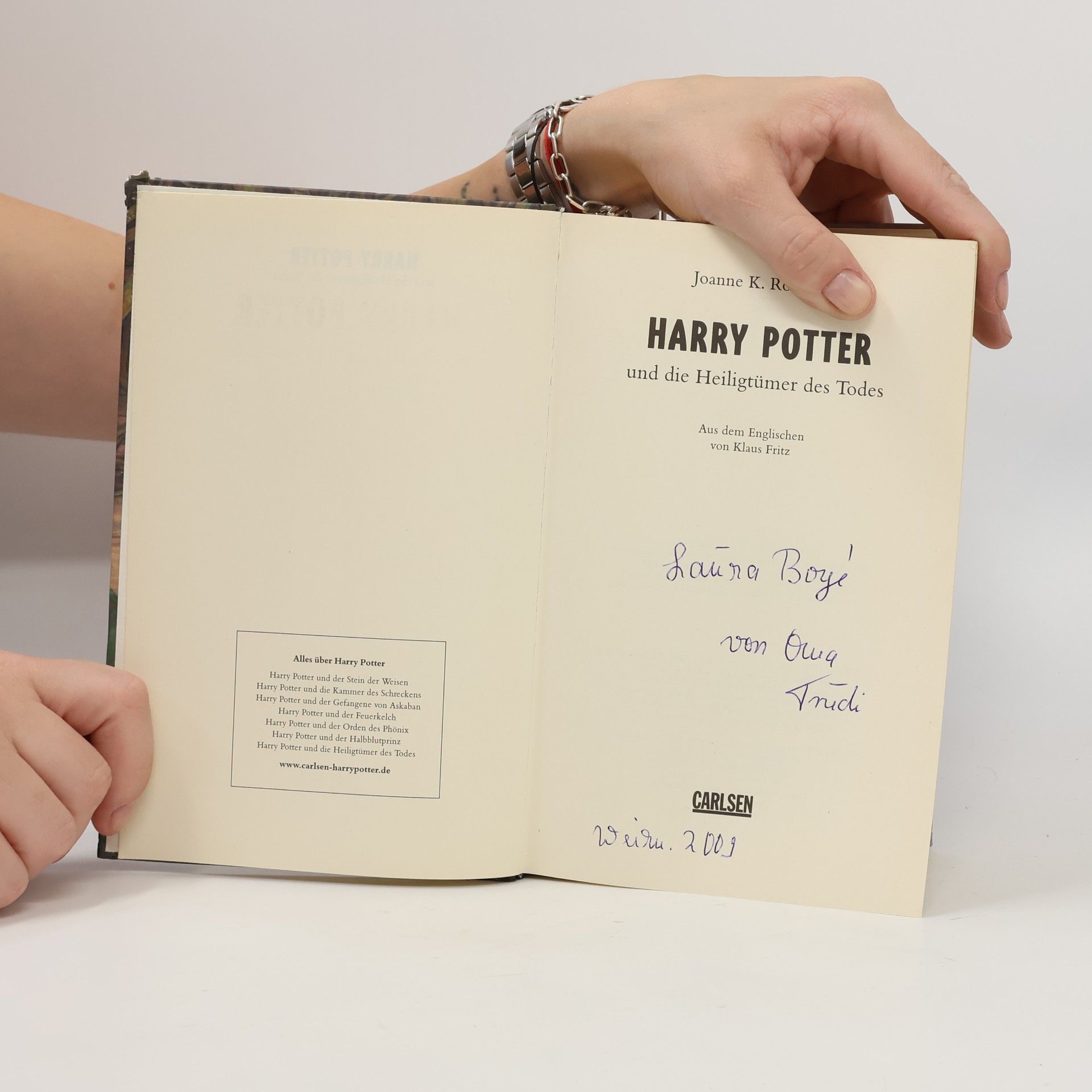 J. K. Rowling Harry Potter und die Heiligtümer des Todes