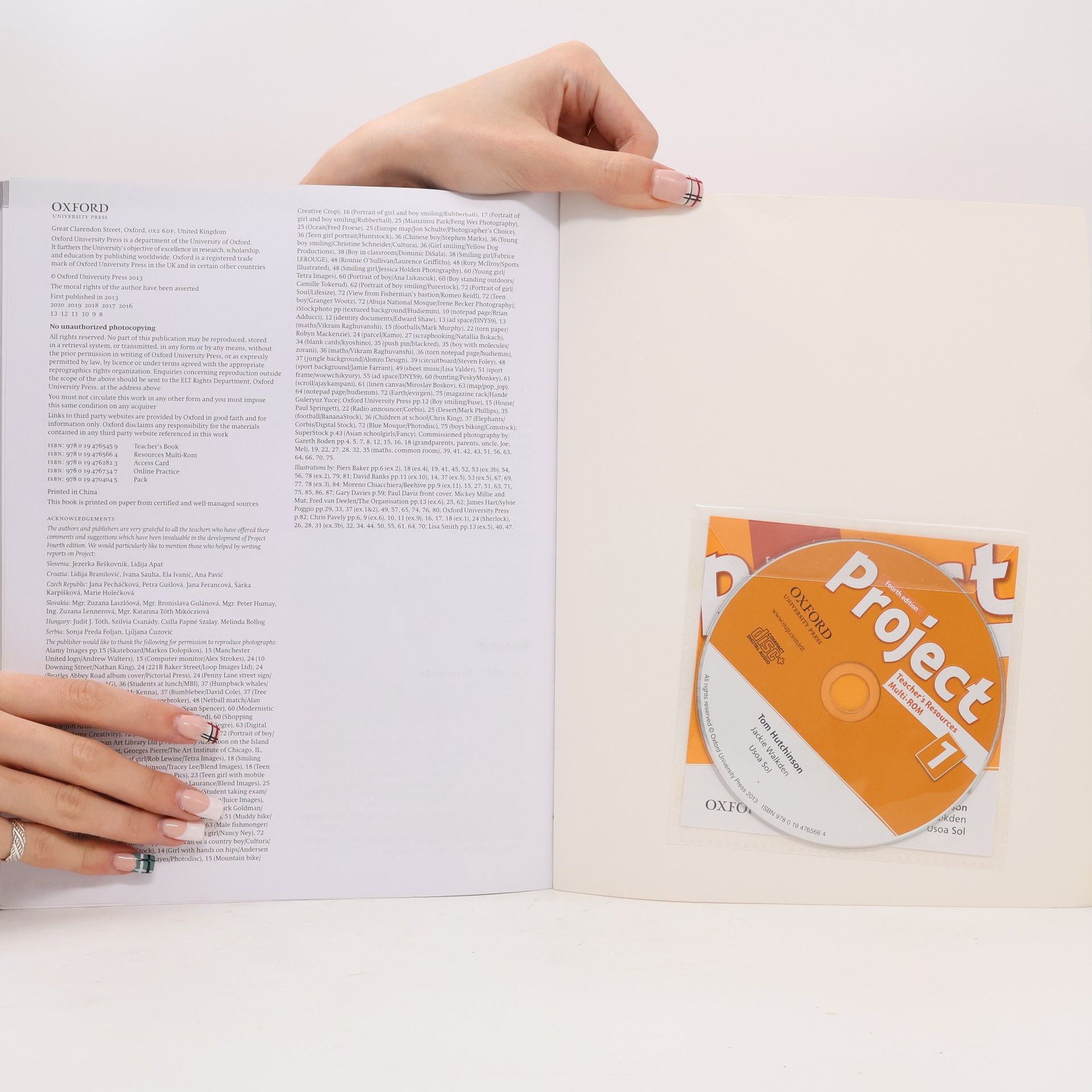 Tom Hutchinson Project 1. Teacher's book