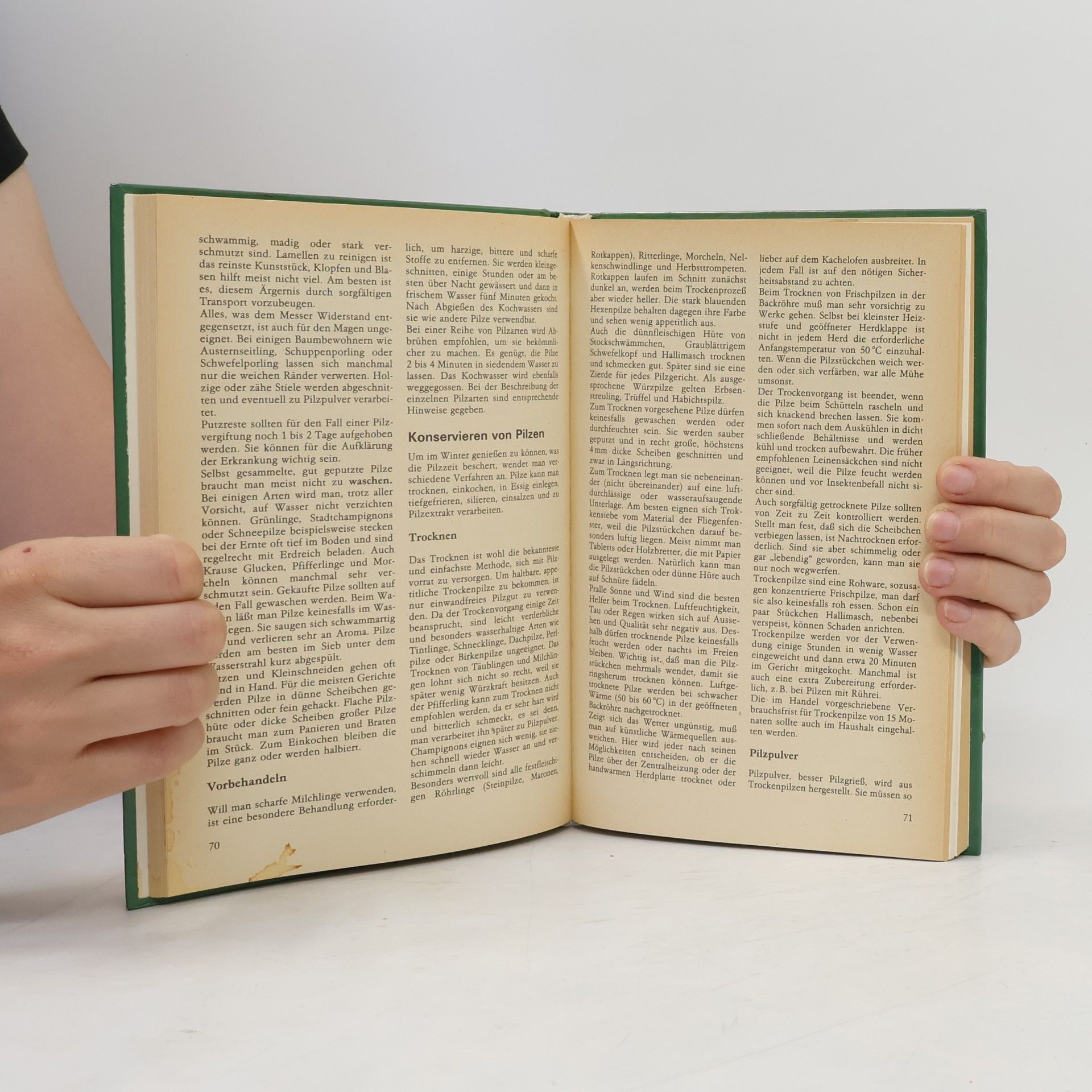 Maria Hallebach Kochbuch für Pilzsammler