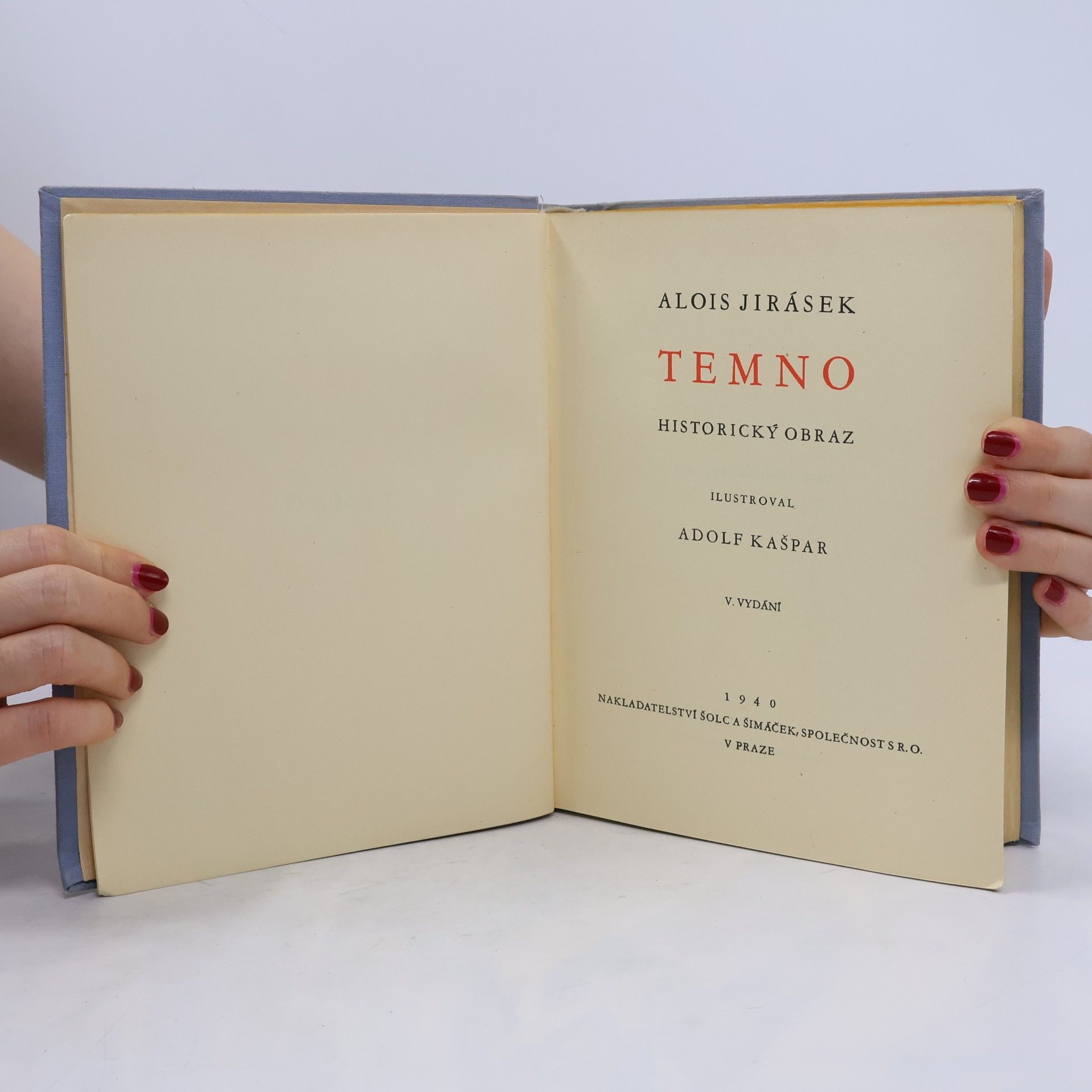 Alois Jirásek Temno