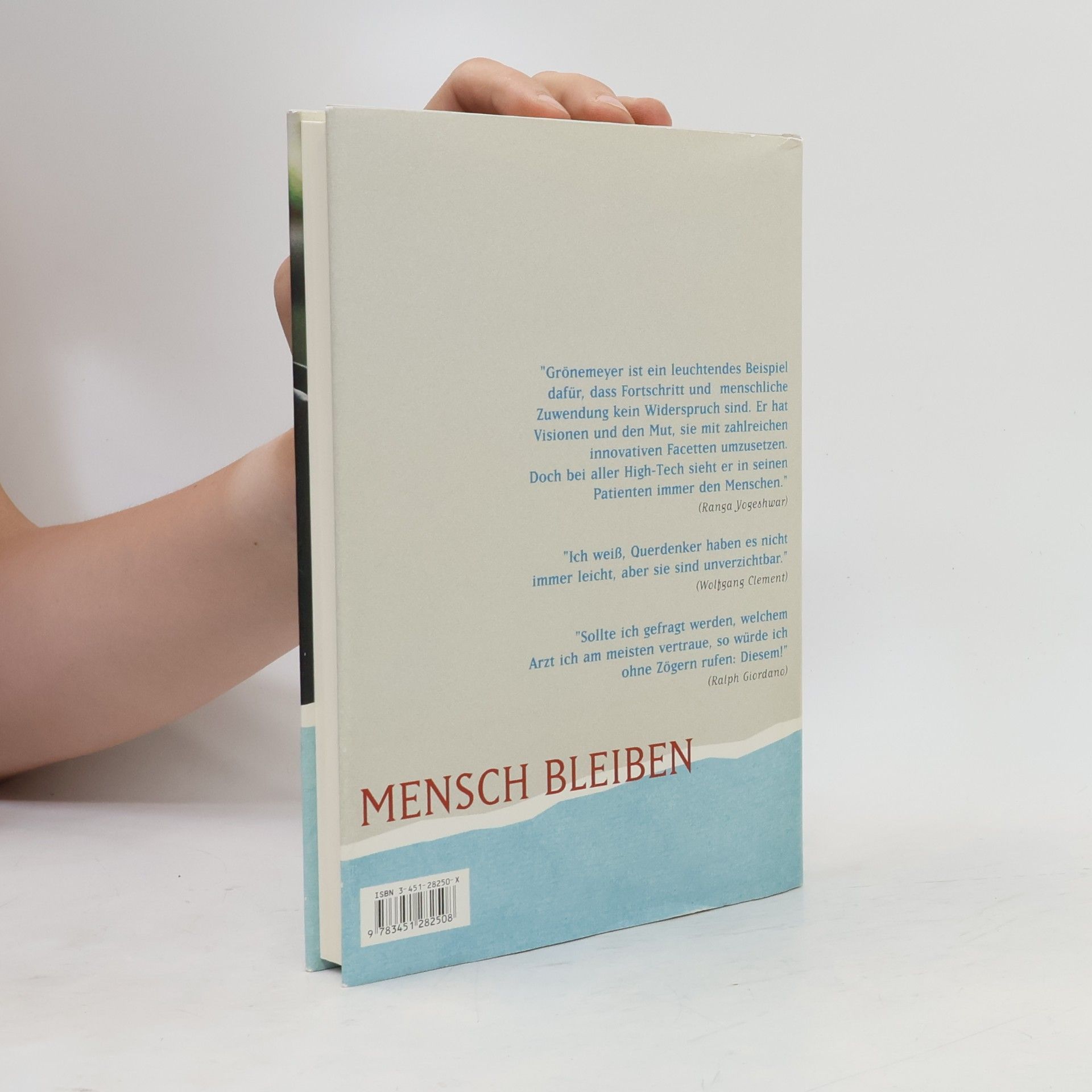 Dietrich Grönemeyer Mensch bleiben