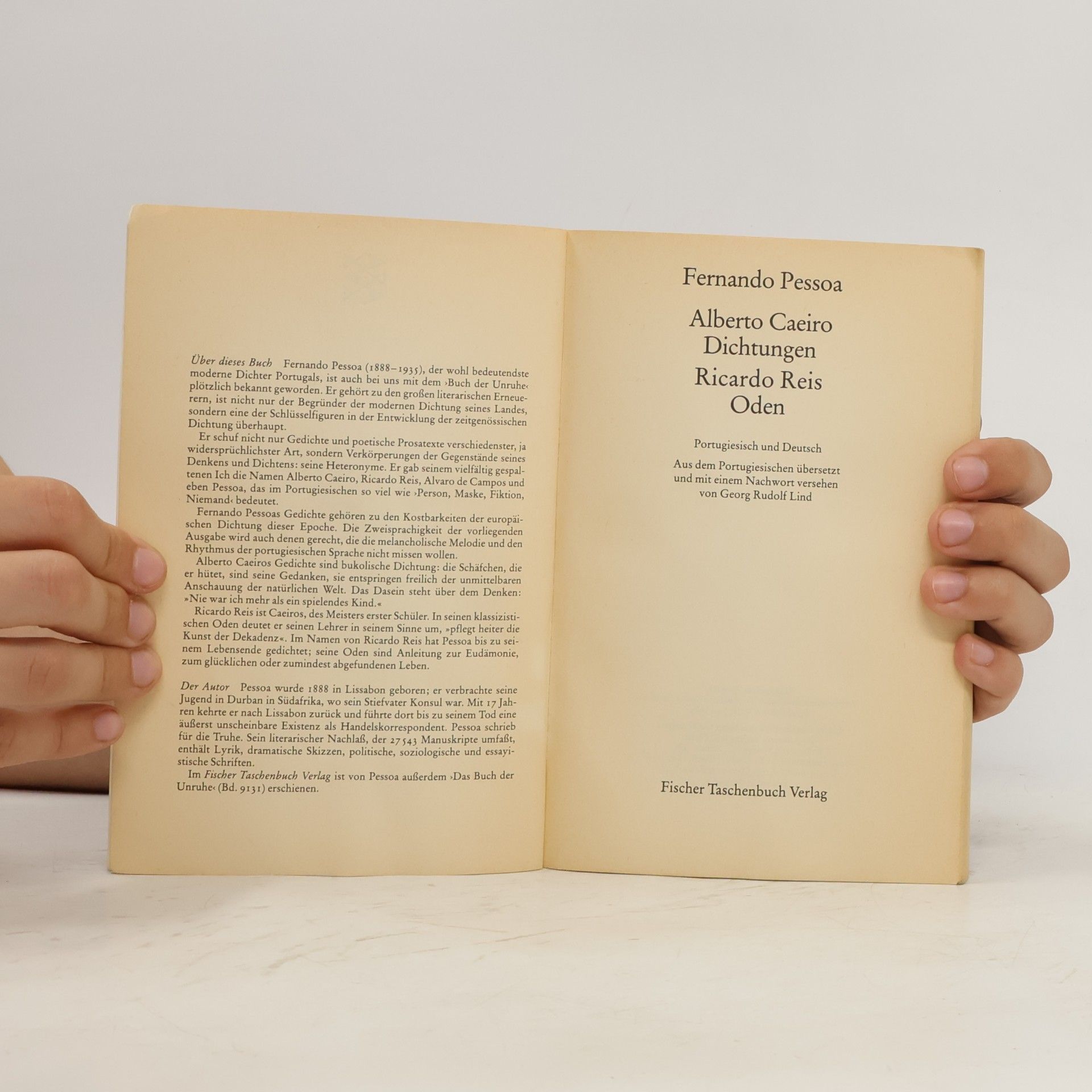 Fernando Pessoa Alberto Caeiro Dichtungen