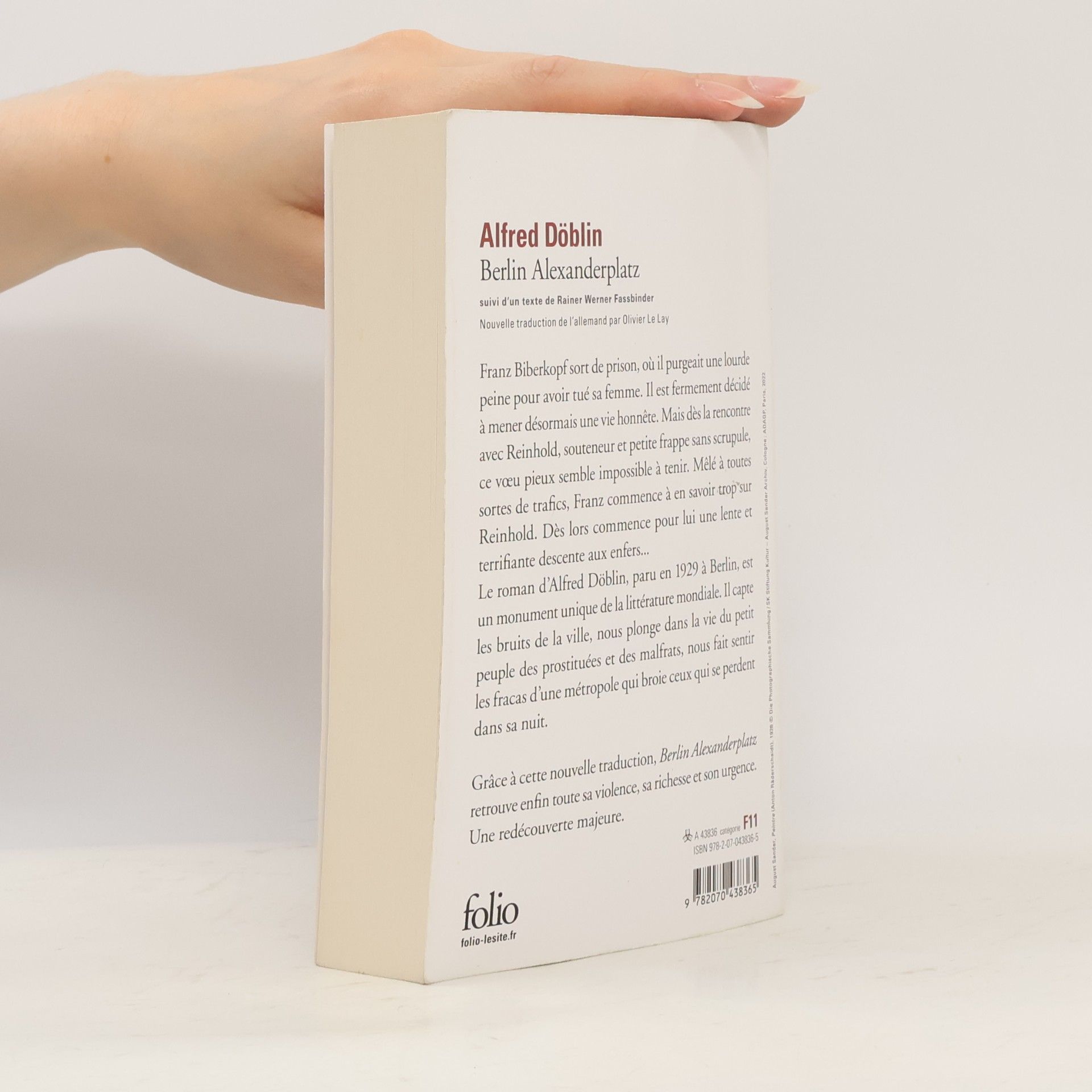 Alfred Döblin Berlin Alexanderplatz, französische Ausgabe