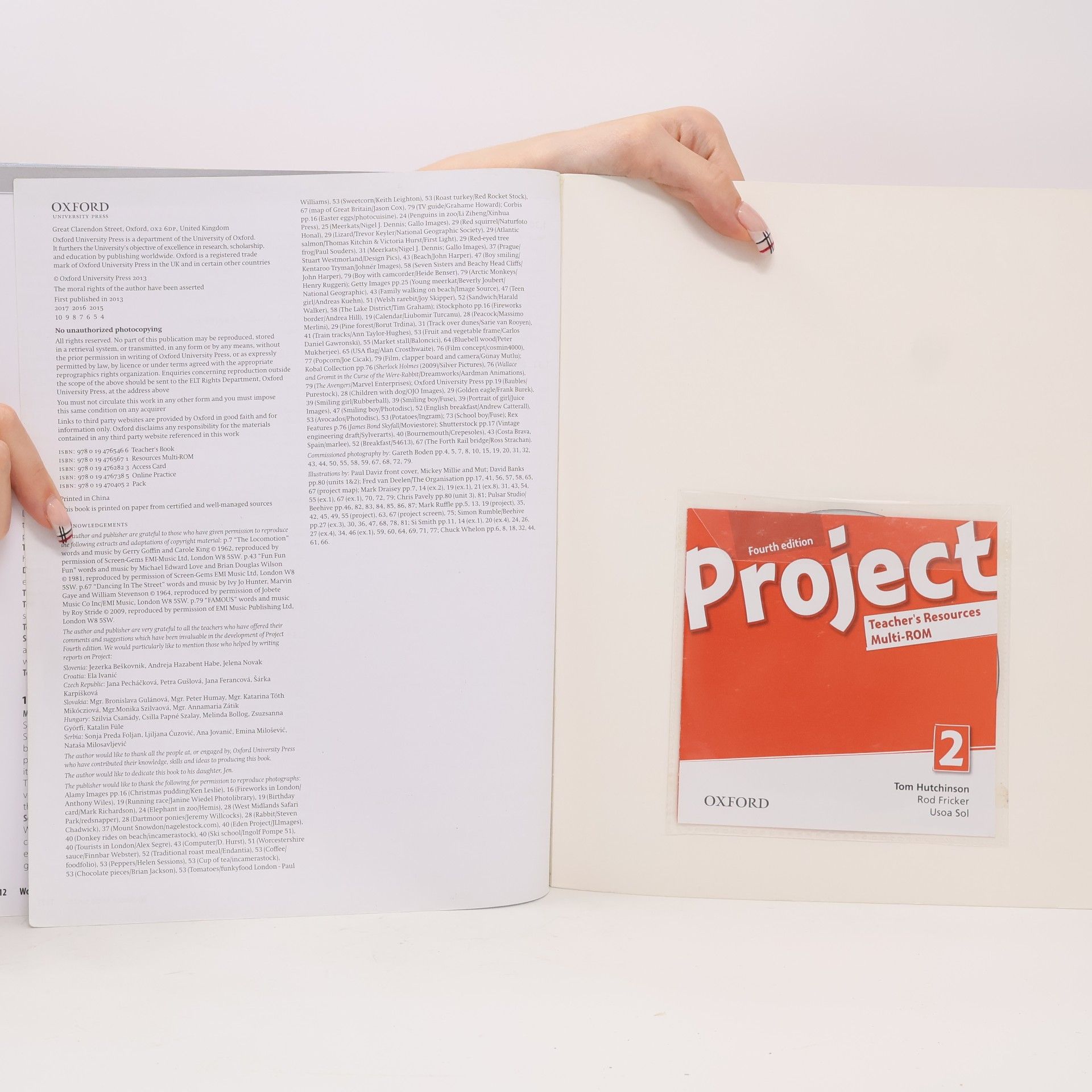 Tom Hutchinson Project 2. Teacher's book. Fourth edition