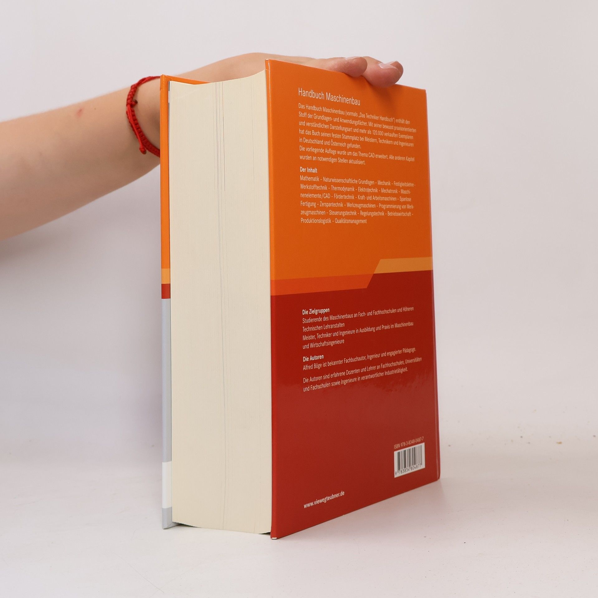 Alfred Böge Handbuch Maschinenbau