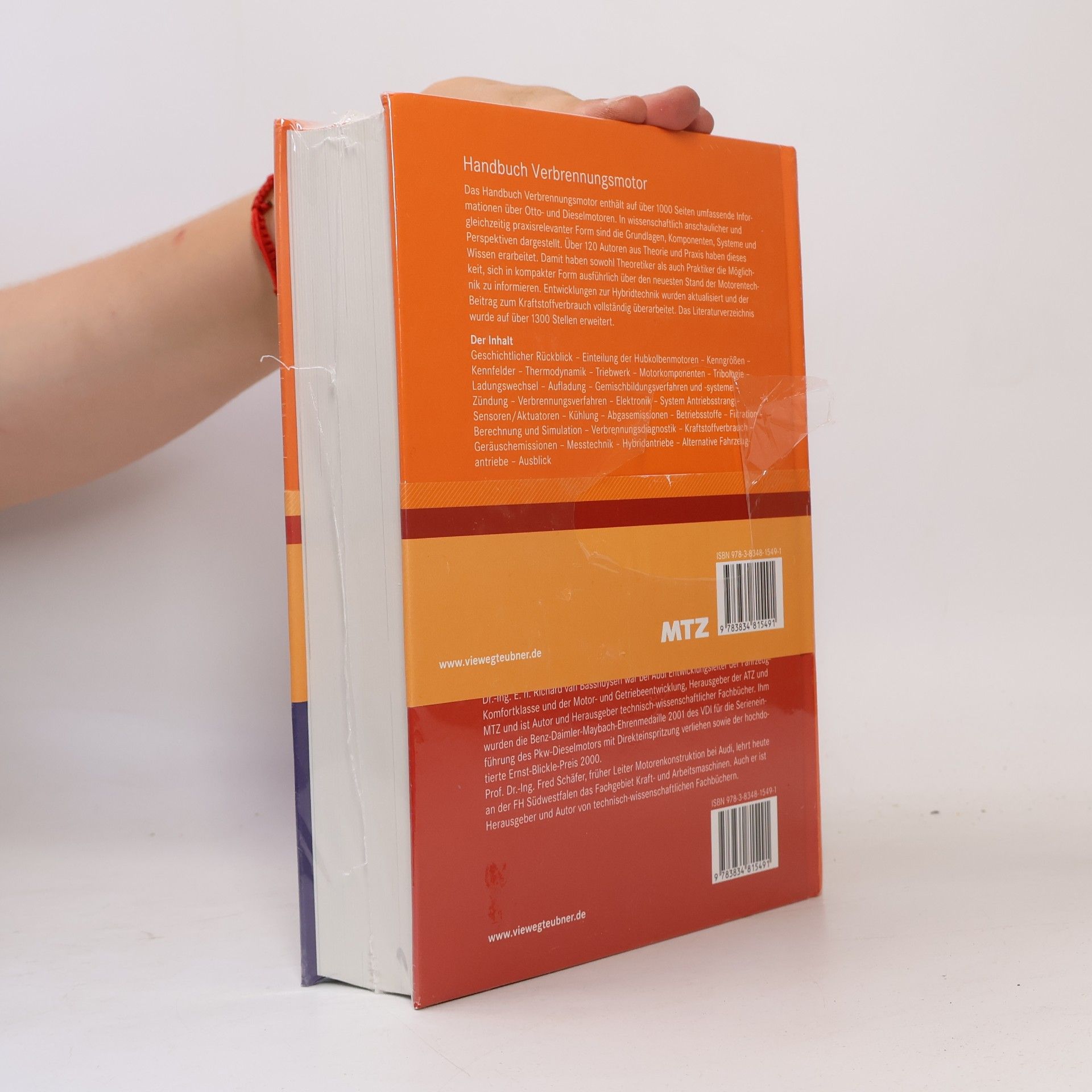 Richard van Basshuysen ATZ/MTZ-Fachbuch: Handbuch Verbrennungsmotor
