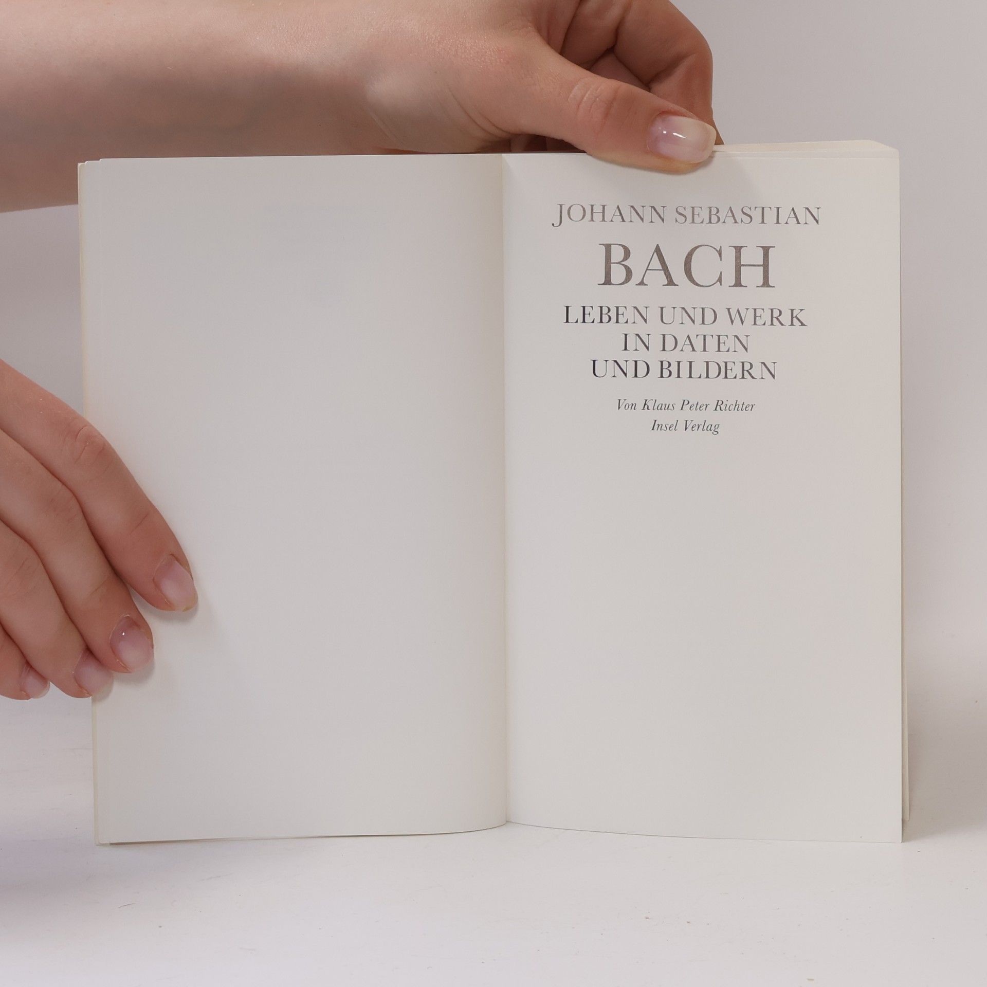 Klaus Peter Richter Johann Sebastian Bach