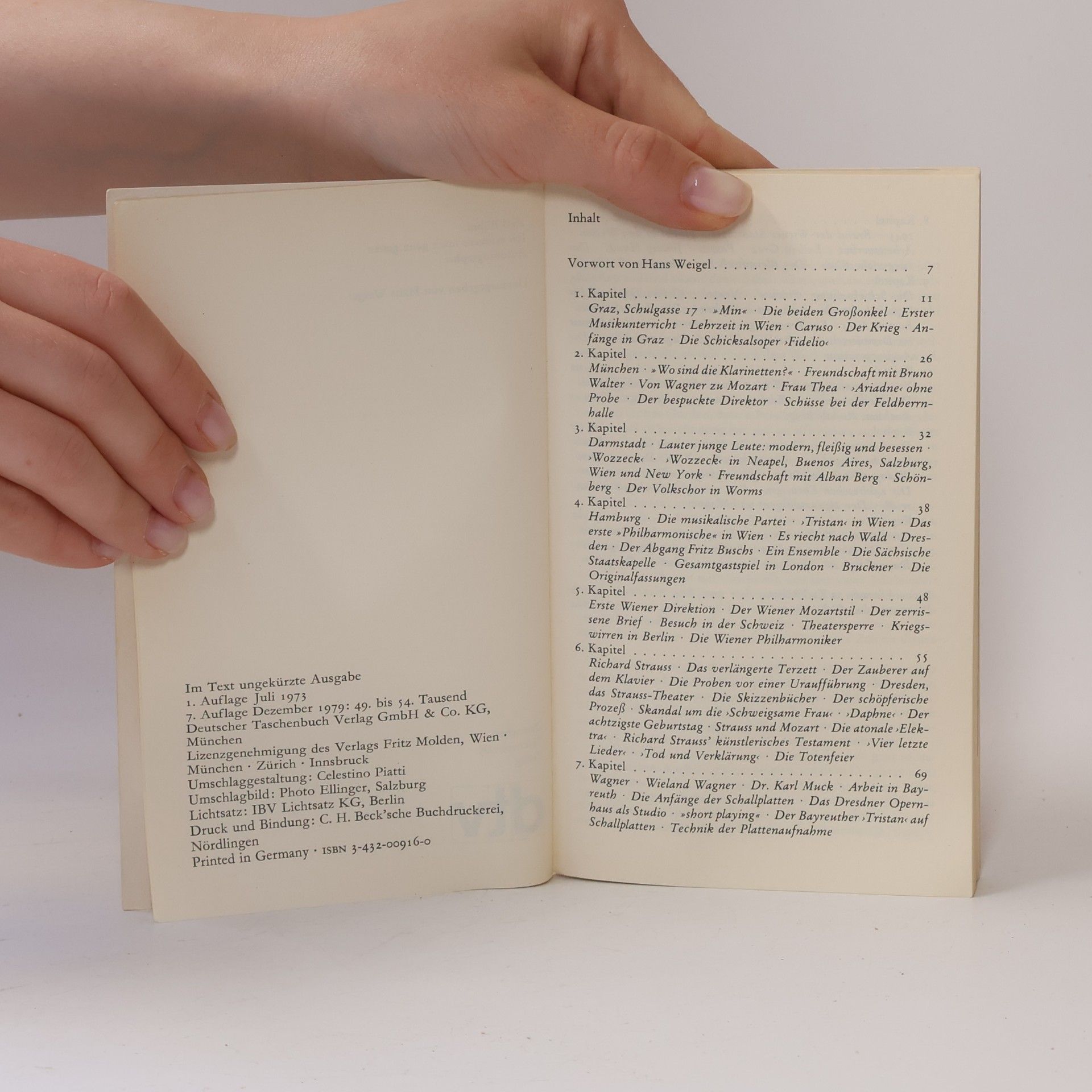 Karl Böhm Ich erinnere mich ganz genau Autobiographie