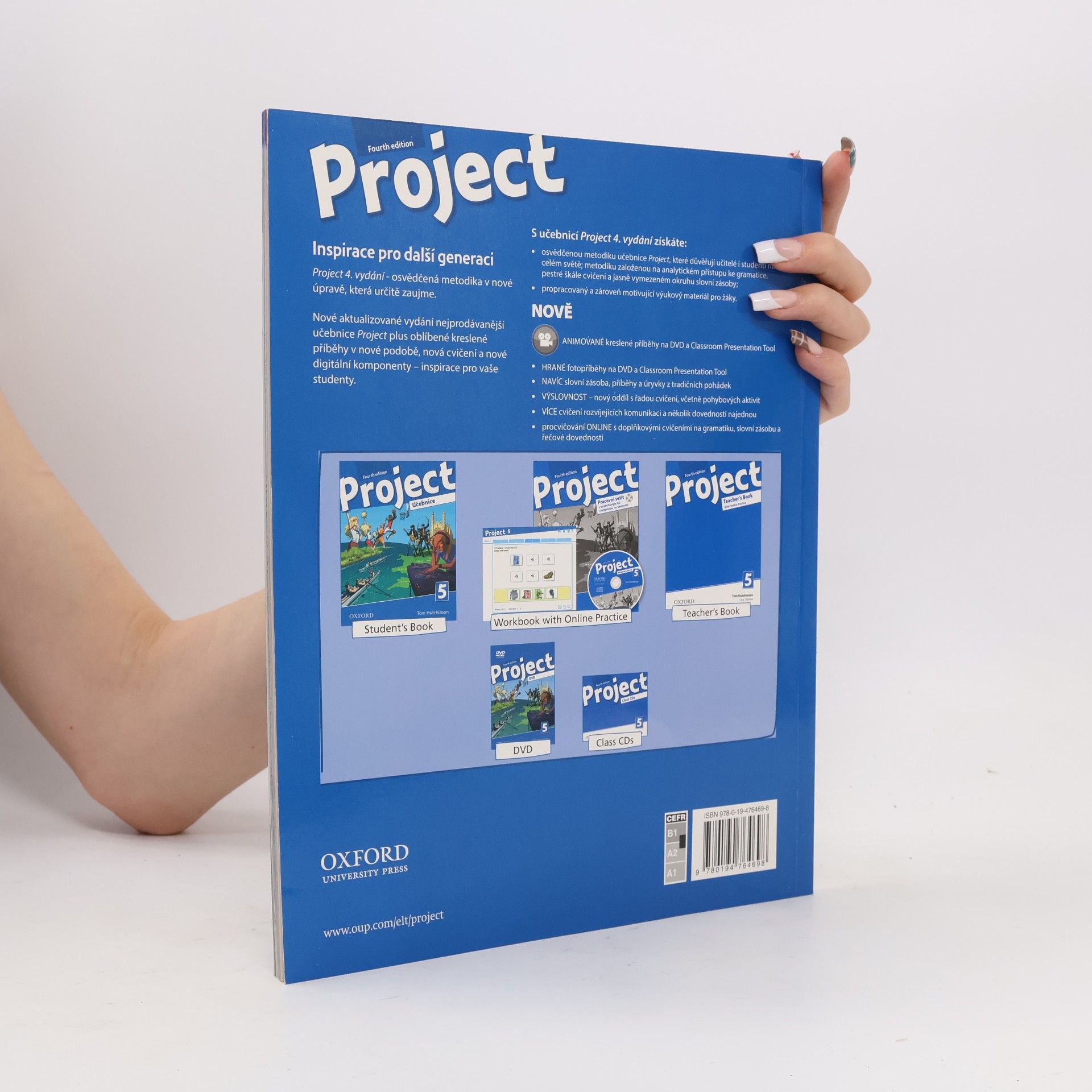 Tom Hutchinson Project 5 : fourth edition. Učebnice