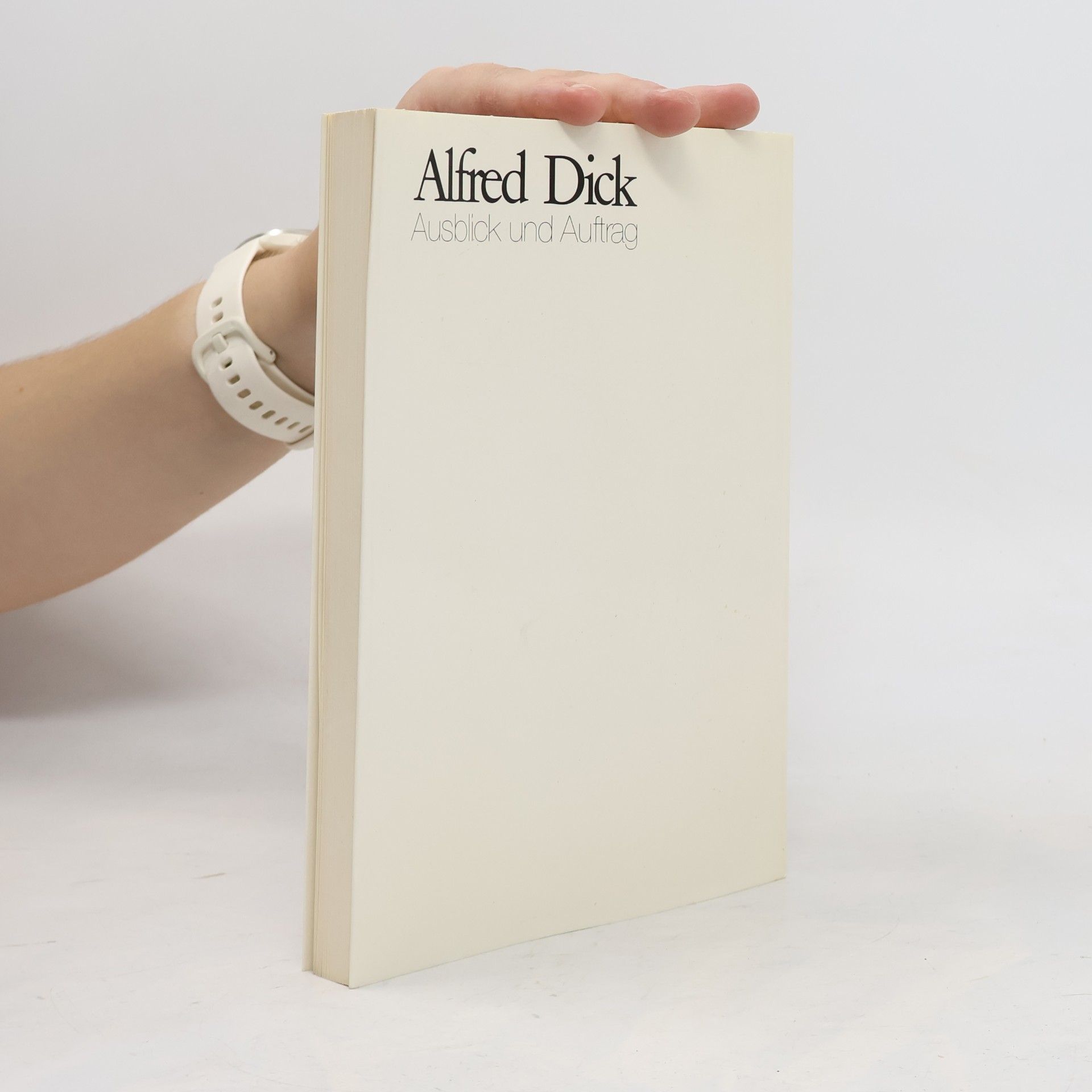 Alfred Dick Ausblick und Auftrag