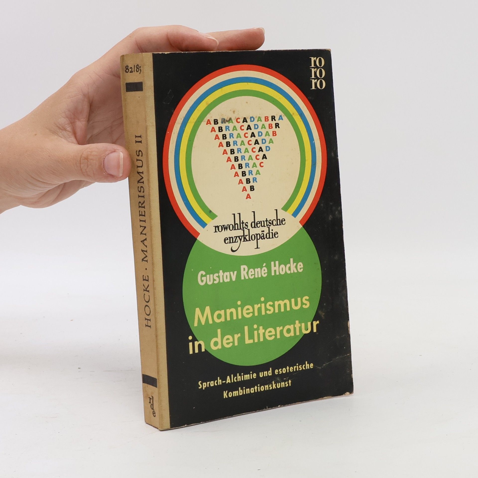 Gustav René Hocke Manierismus in der Literatur