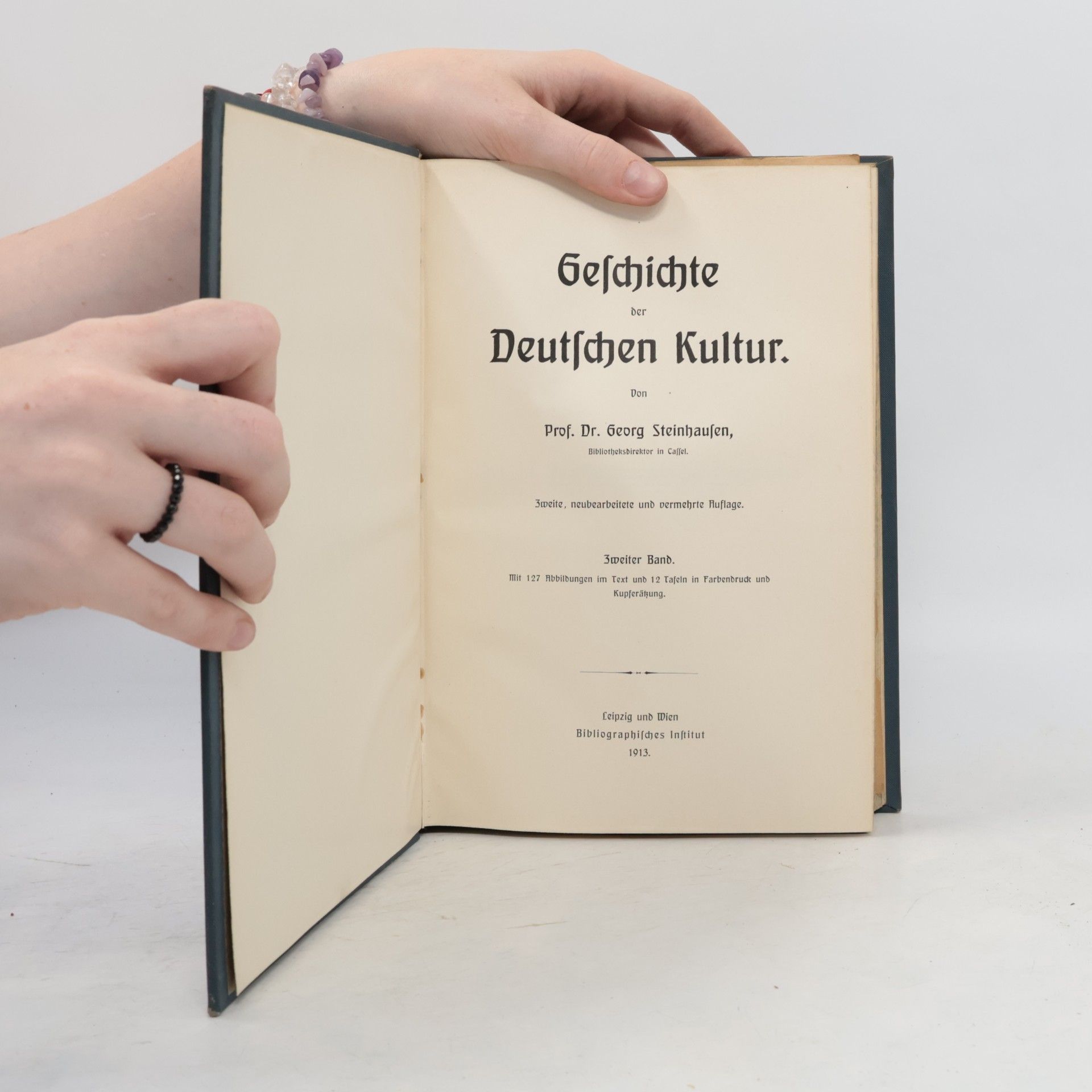 Georg Steinhausen Geschichte der deutschen Kultur 2