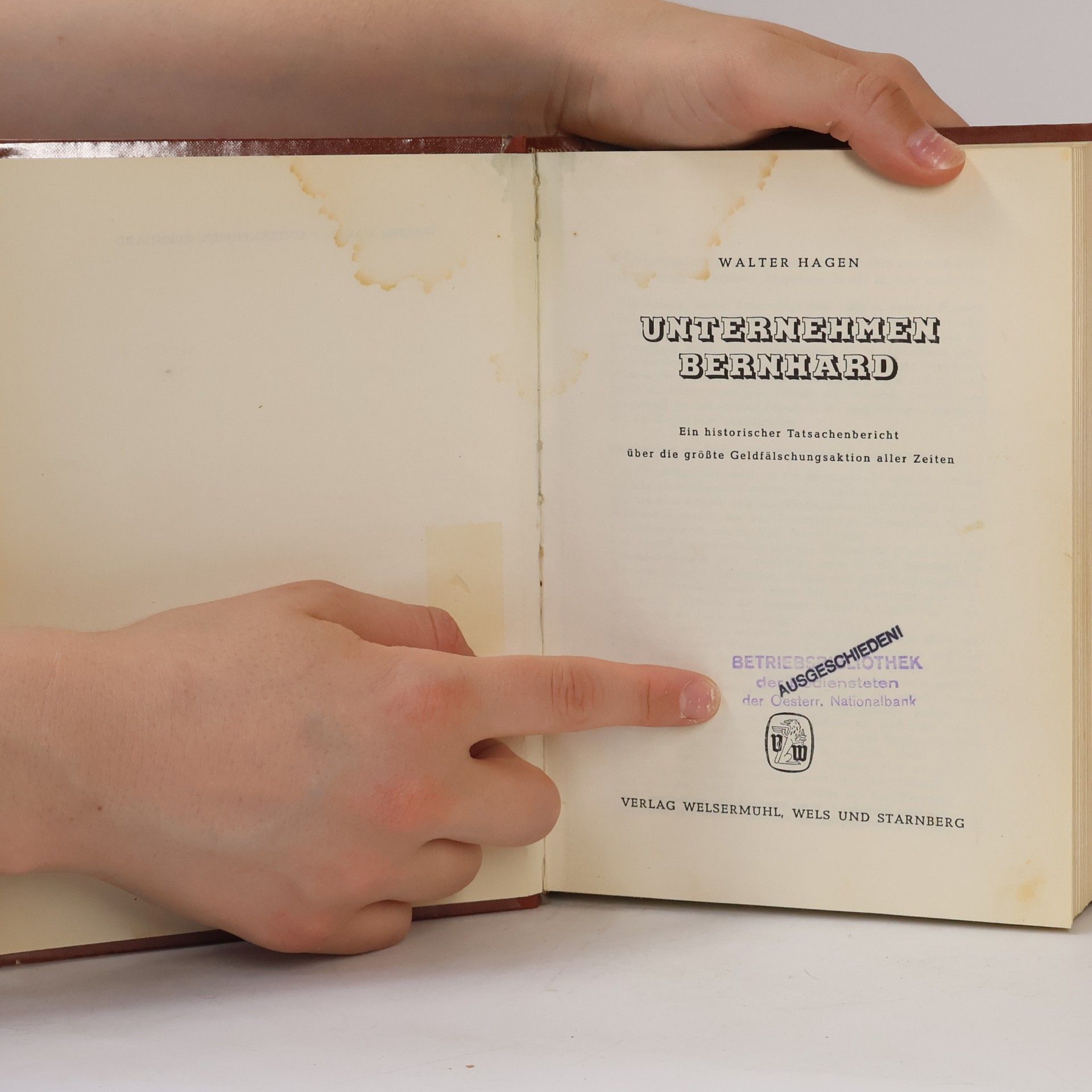 Walter Hagen Unternehmen Bernhard