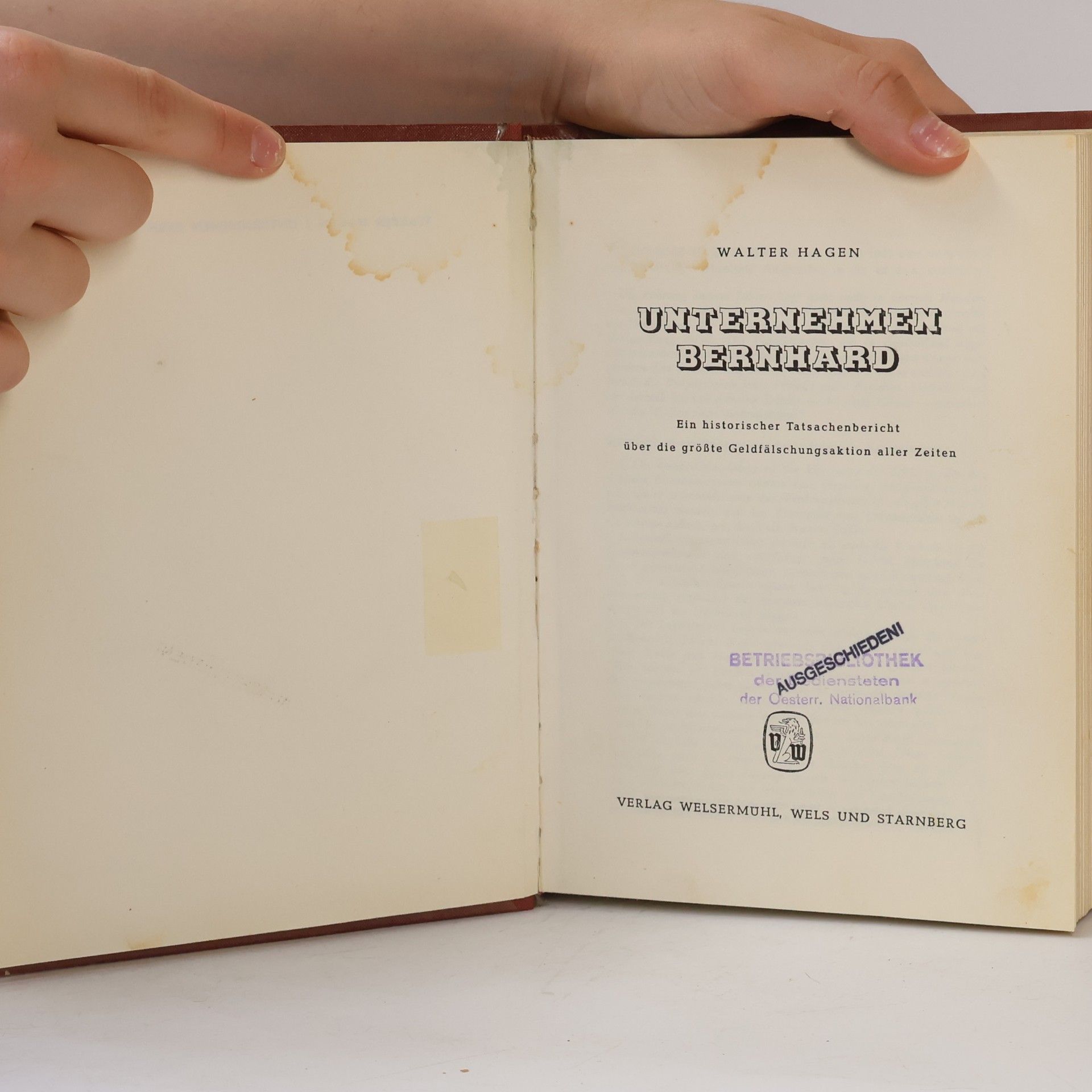 Walter Hagen Unternehmen Bernhard
