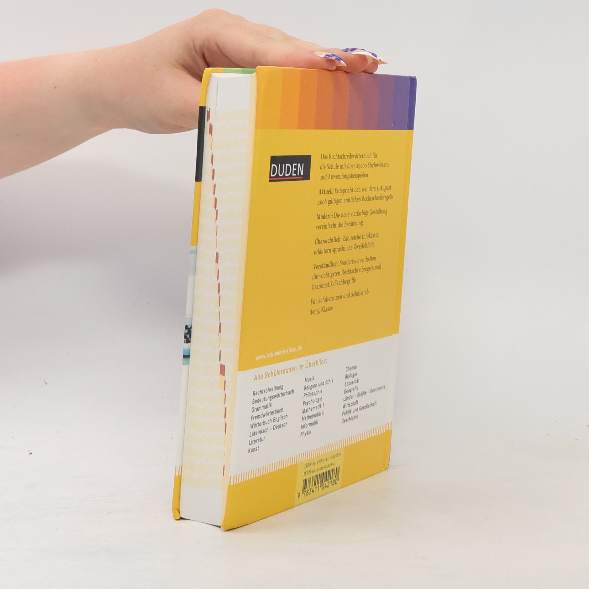 Autorenkollektiv Schülerduden Rechtschreibung und Wortkunde