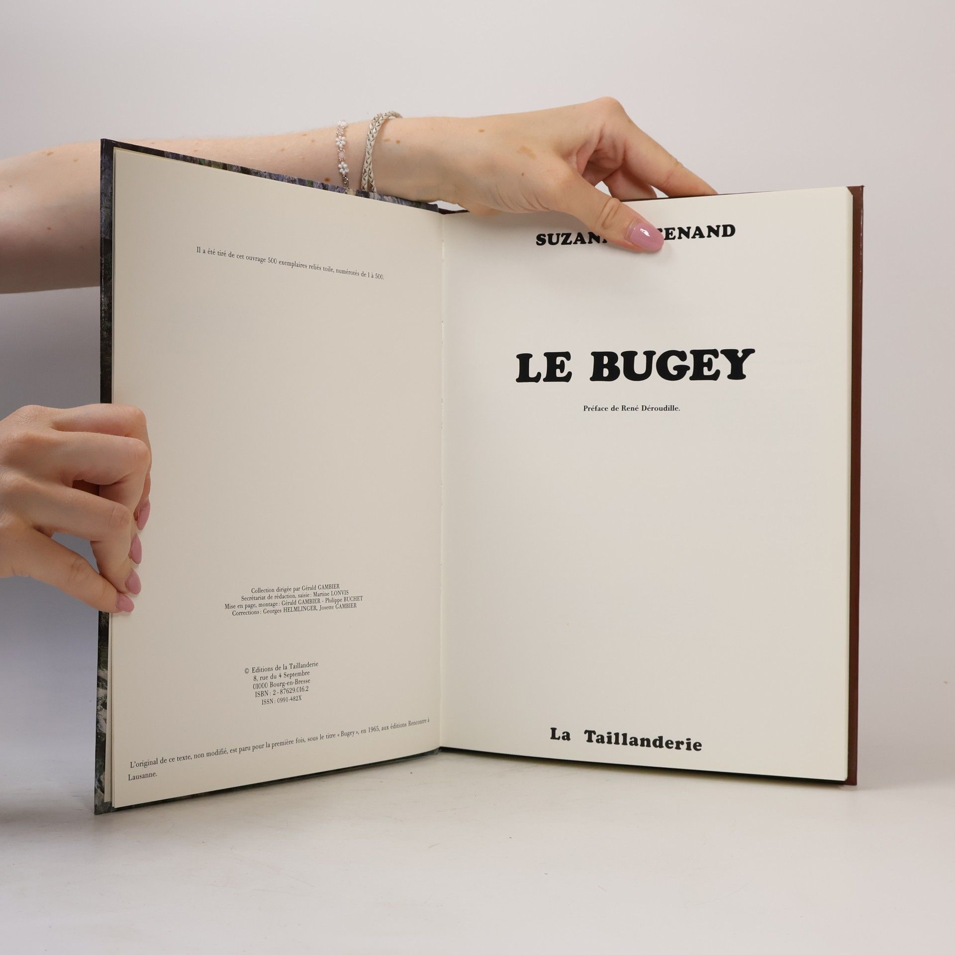 Suzanne Tenand Collection dirigée par Gérald Gambier: Le Bugey