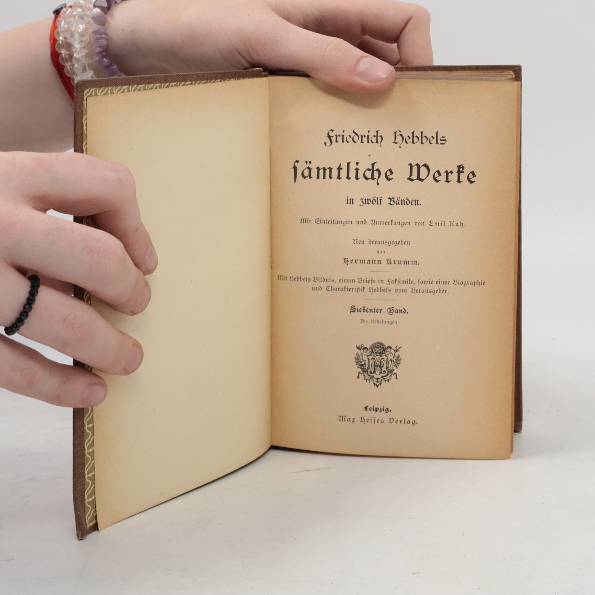 Christian Friedrich Hebbel Sämtliche Werke 7-9