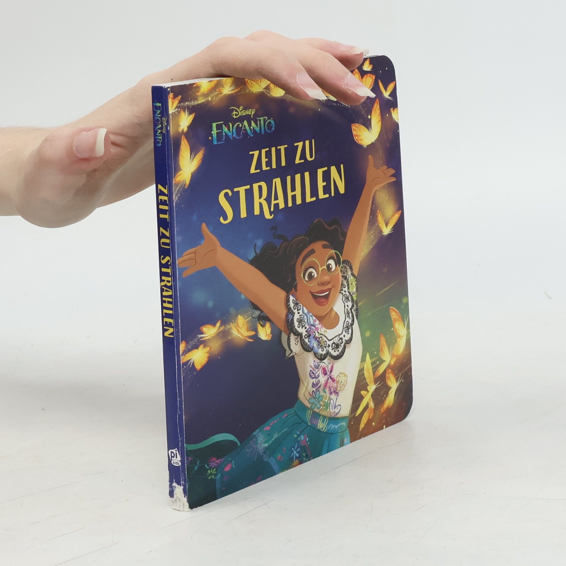 Autorenkollektiv Disney Encanto - Zeit zu strahlen - Pappbilderbuch mit Taschenlampe und Glitzerseiten - Bilderbuch mit 5 magischen Geräuschen