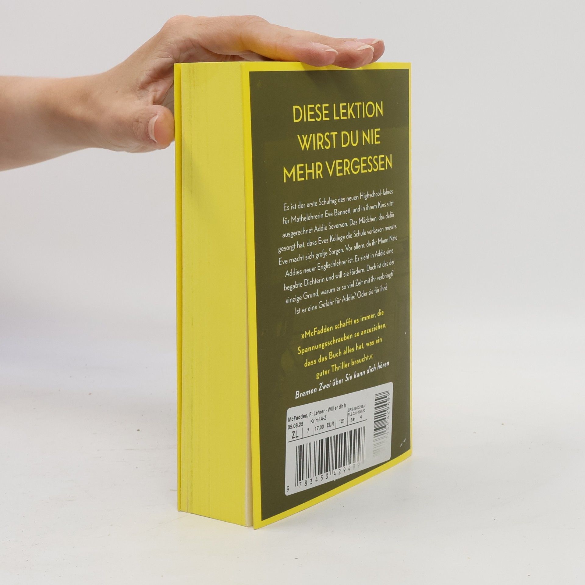 Freida McFadden Der Lehrer – Will er dir helfen oder will er deinen Tod?