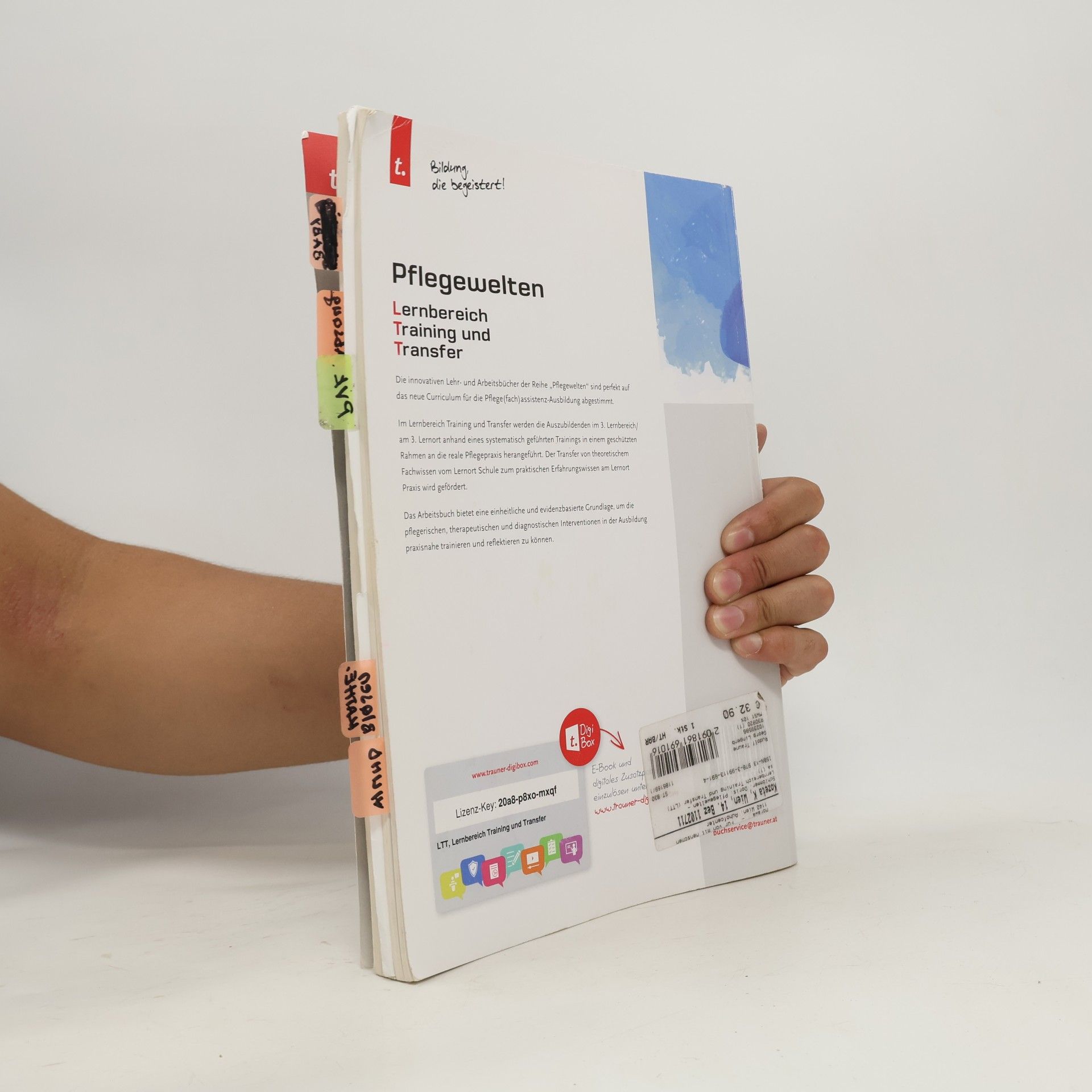 Doris Schlömmer Pflegewelten - Lernbereich Training und Transfer (LTT) Arbeitsbuch für die Pflege(fach)assistenz