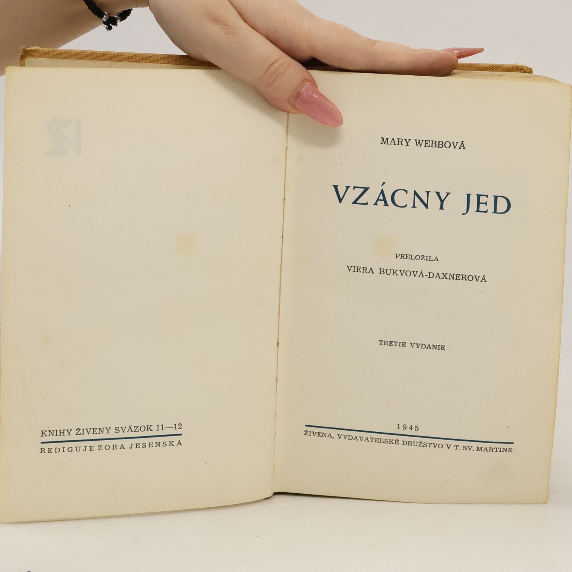 Mary Webb Vzácný jed