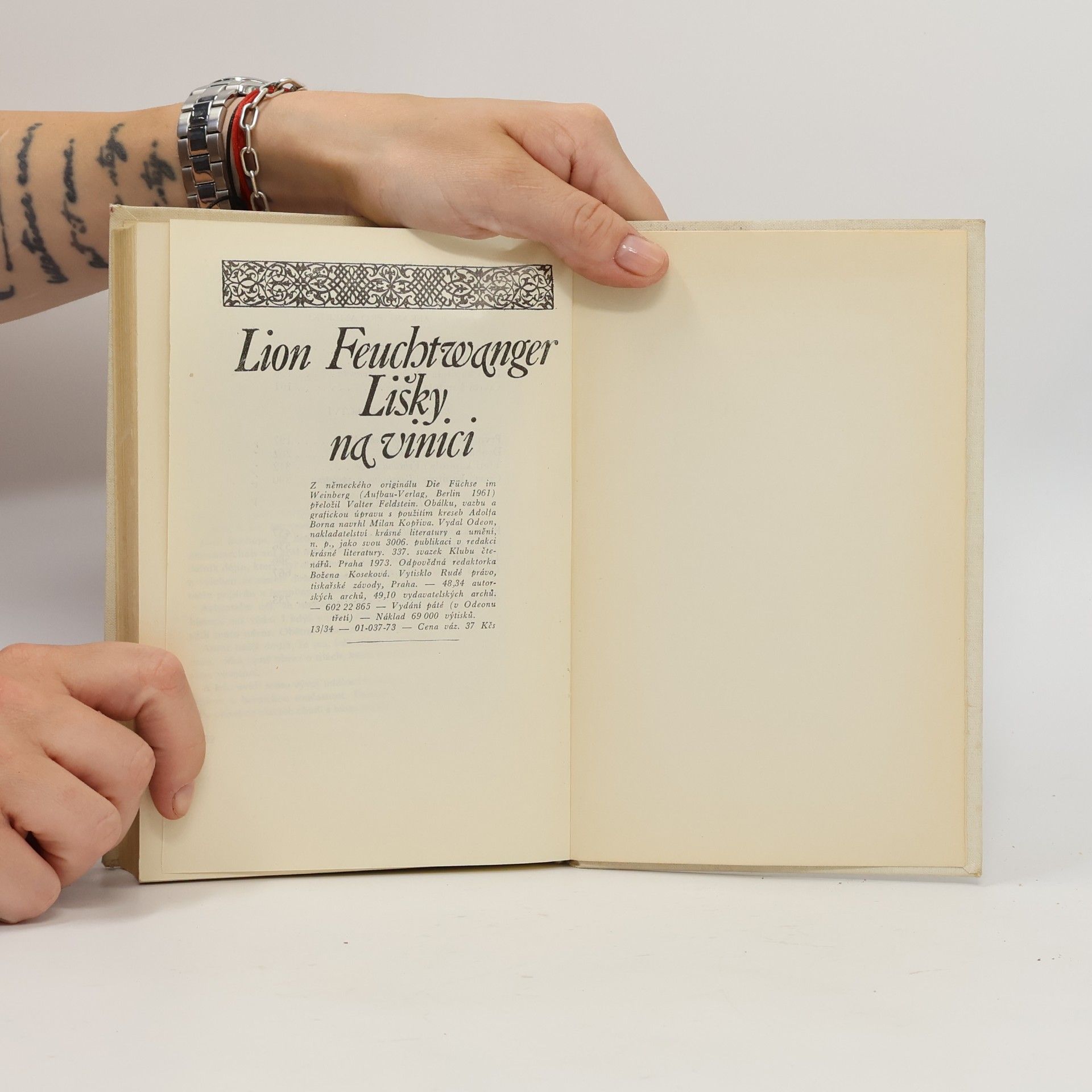 Lion Feuchtwanger Lišky na vinici