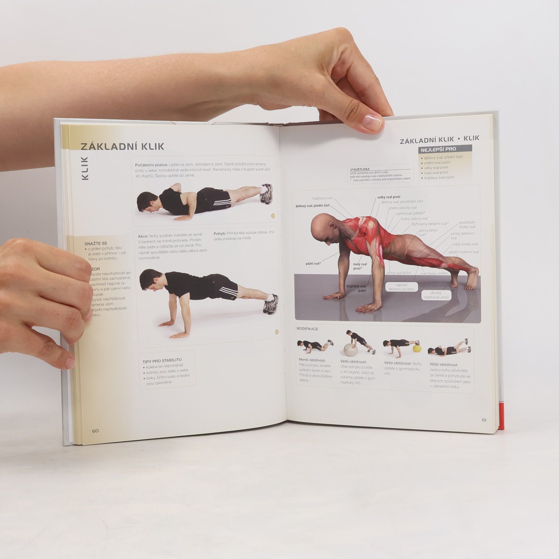 Pat Manocchia Posilování - anatomie. Pět základních cviků