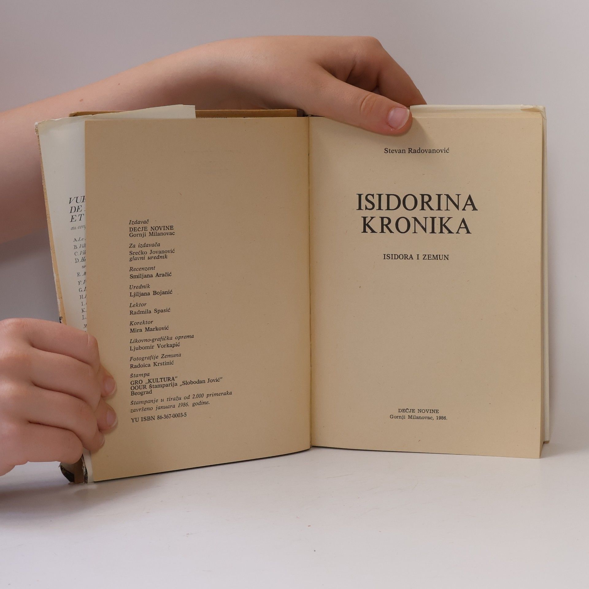 Stevan Radovanović Isidorina Kronika