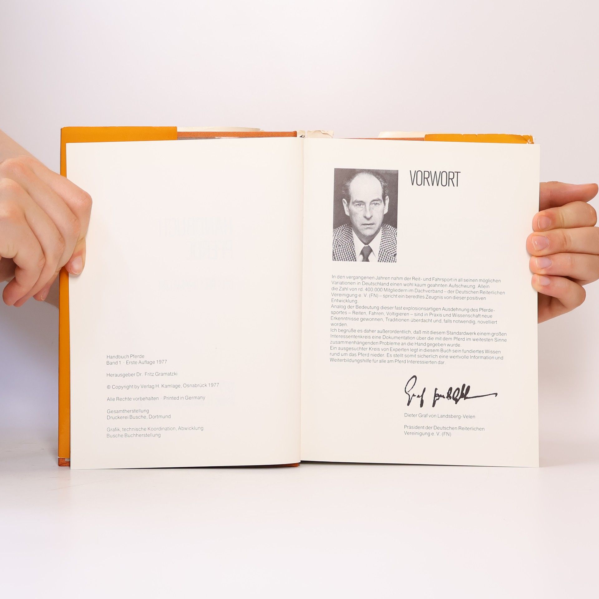 Fritz Gramatzki Handbuch Pferde