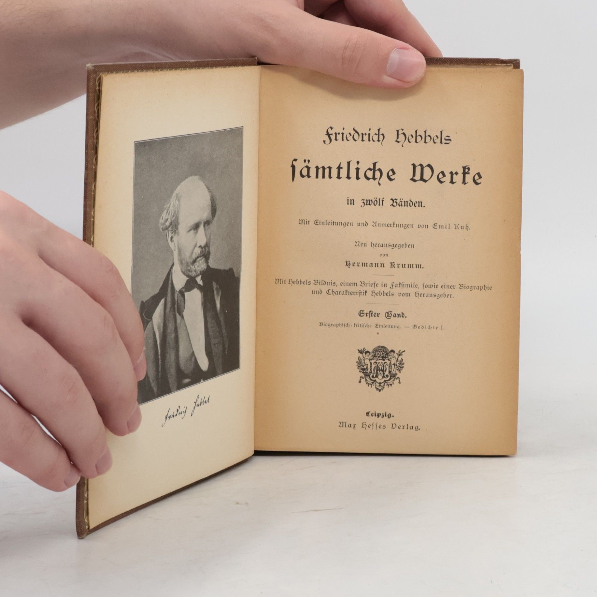 Christian Friedrich Hebbel Sämtliche Werke 1-3