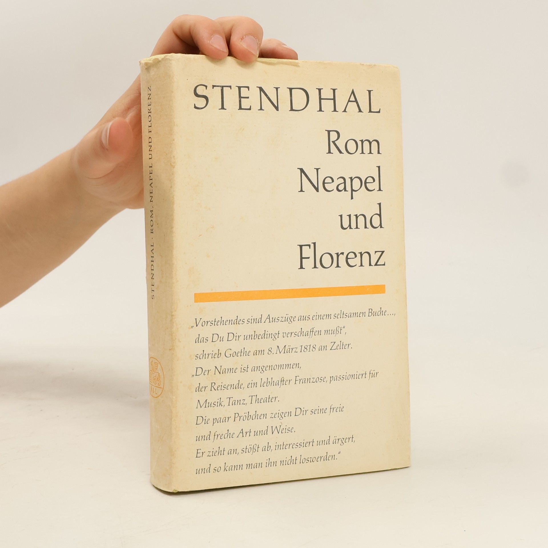 Stendhal Rom, Neapel und Florenz