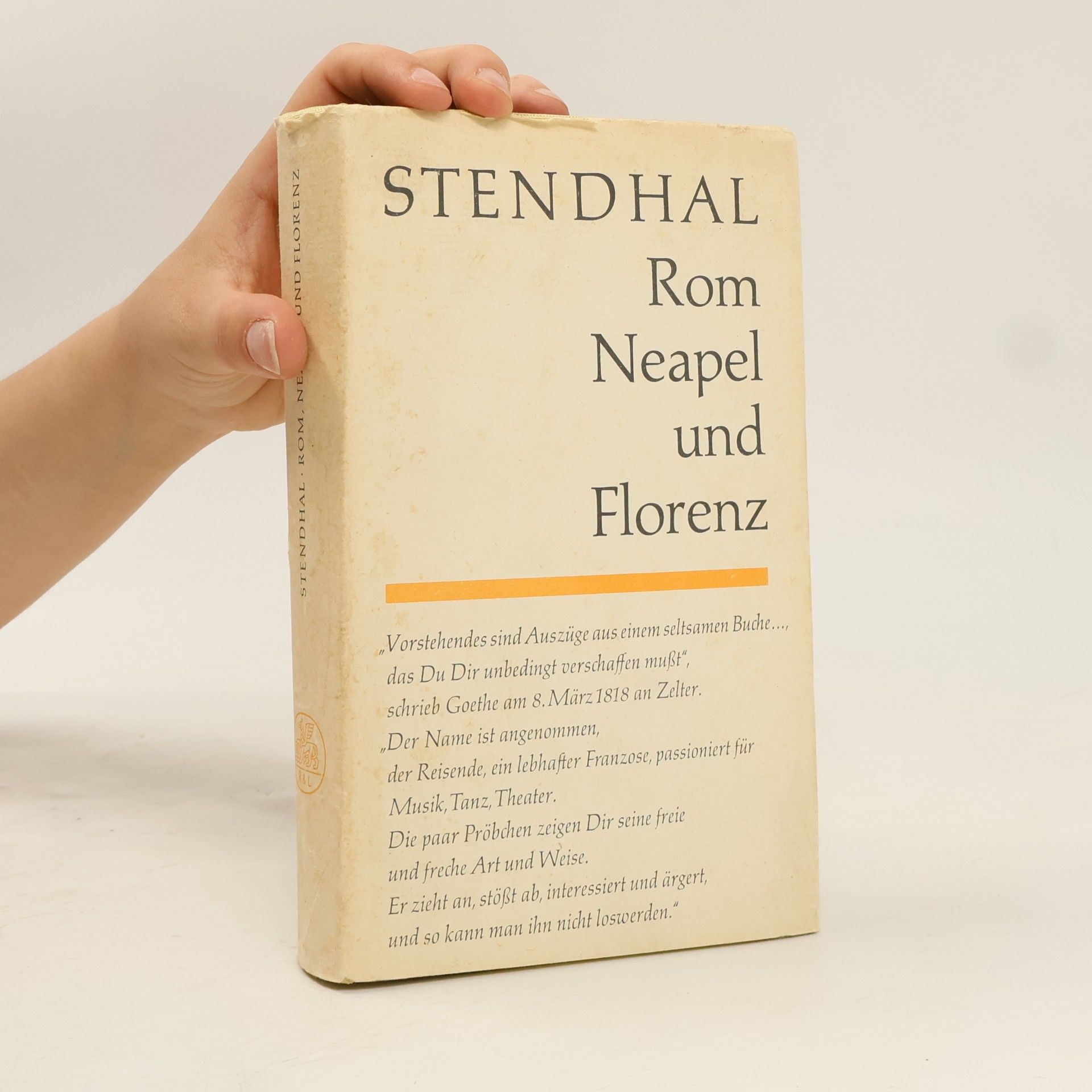 Stendhal Rom, Neapel und Florenz