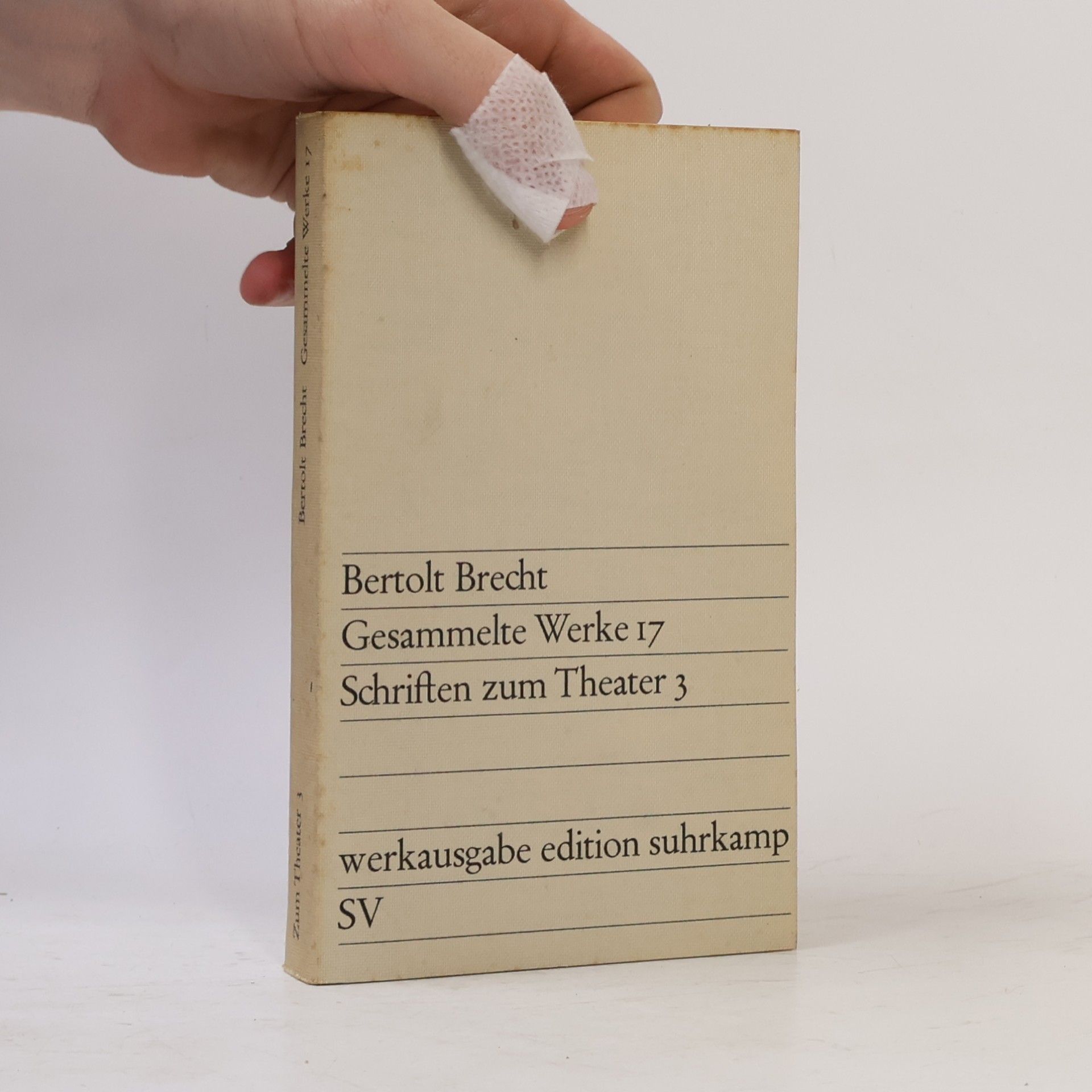 Bertolt Brecht Gesammelte Werke 17. Schriften zum Theater 3