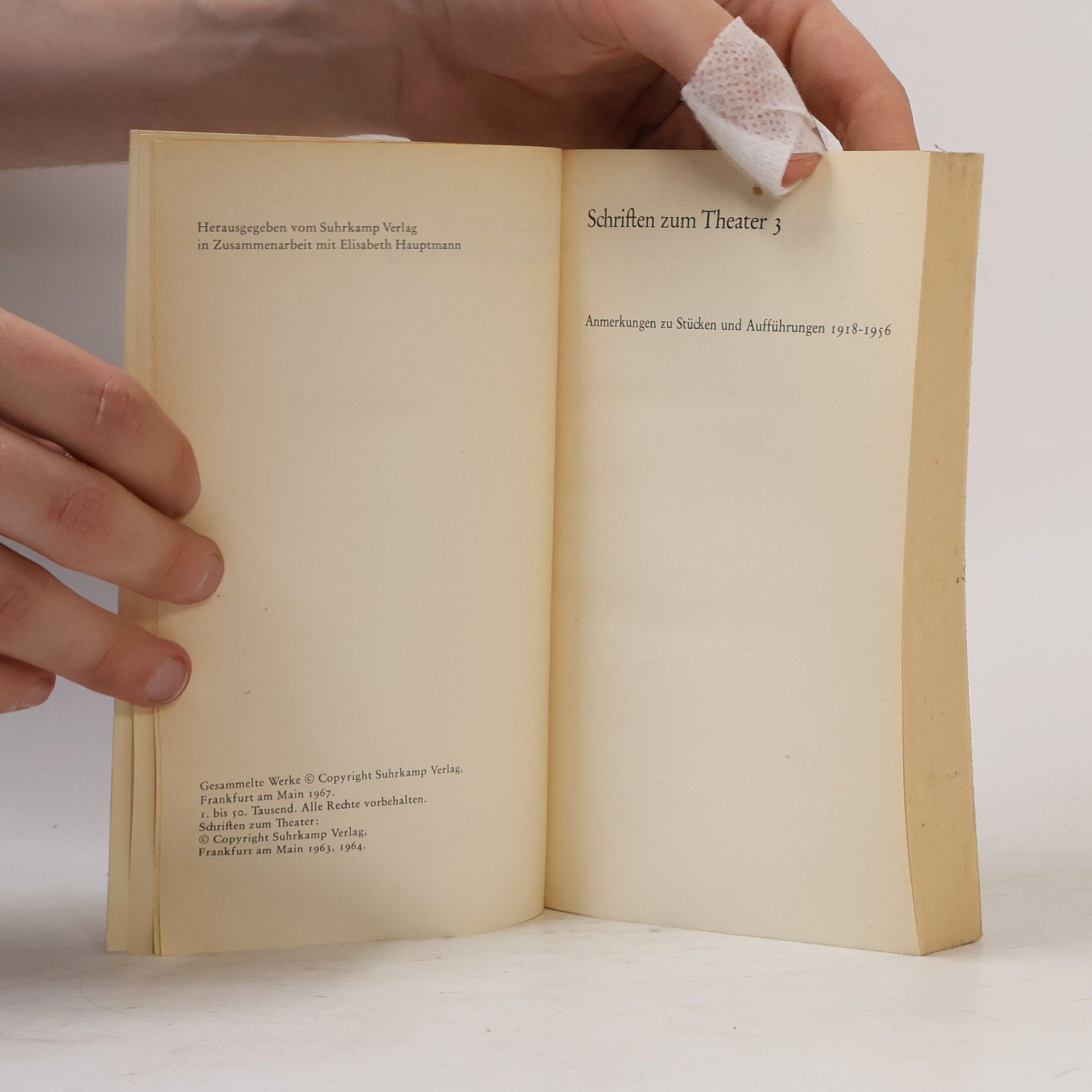 Bertolt Brecht Gesammelte Werke 17. Schriften zum Theater 3