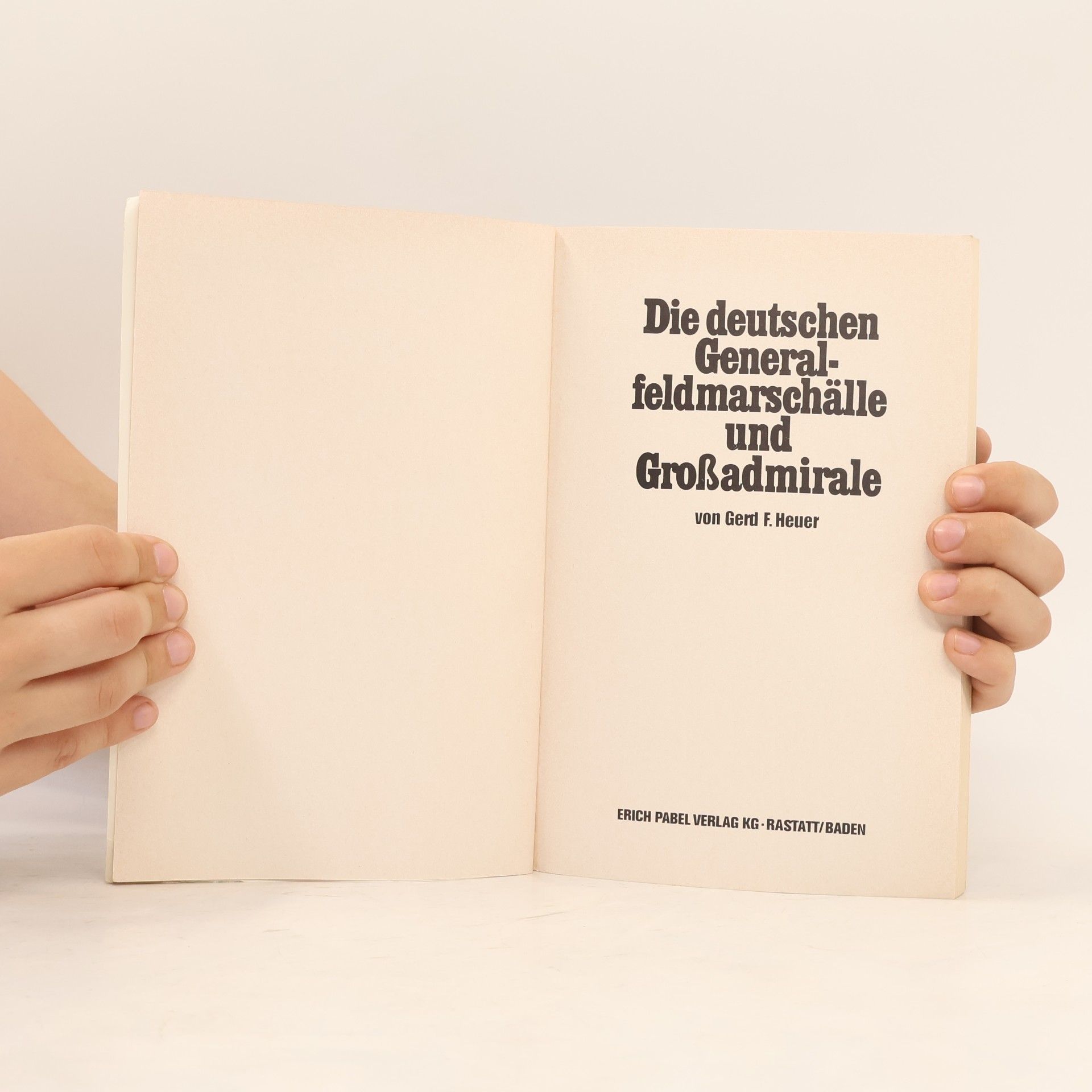 AA.VV. Die deutschen Generalfeldmarschälle und Großadmirale